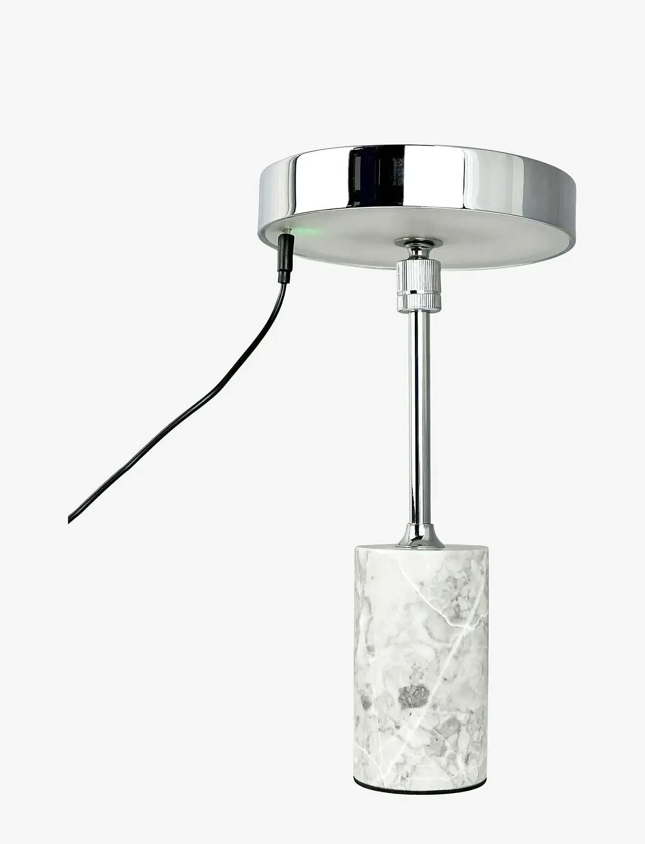 Dyberg Larsen - Starlight LED rechargeable table lamp chrome grey marble - bureau- en tafellampen - chrome/ grey marble - 3