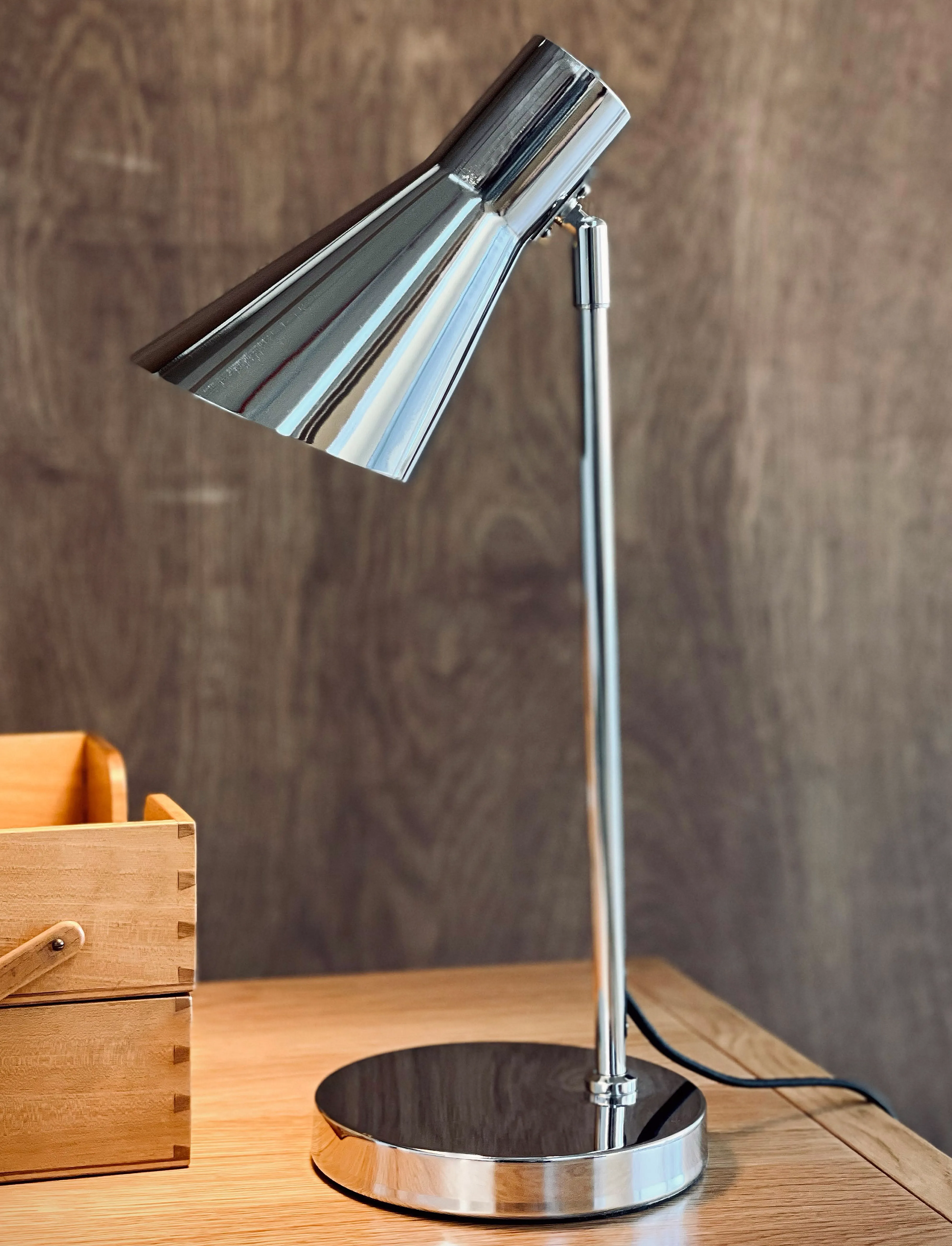 Dyberg Larsen - DL12 Chrome Table lamp - lampes de bureau et de table - chrome - 5
