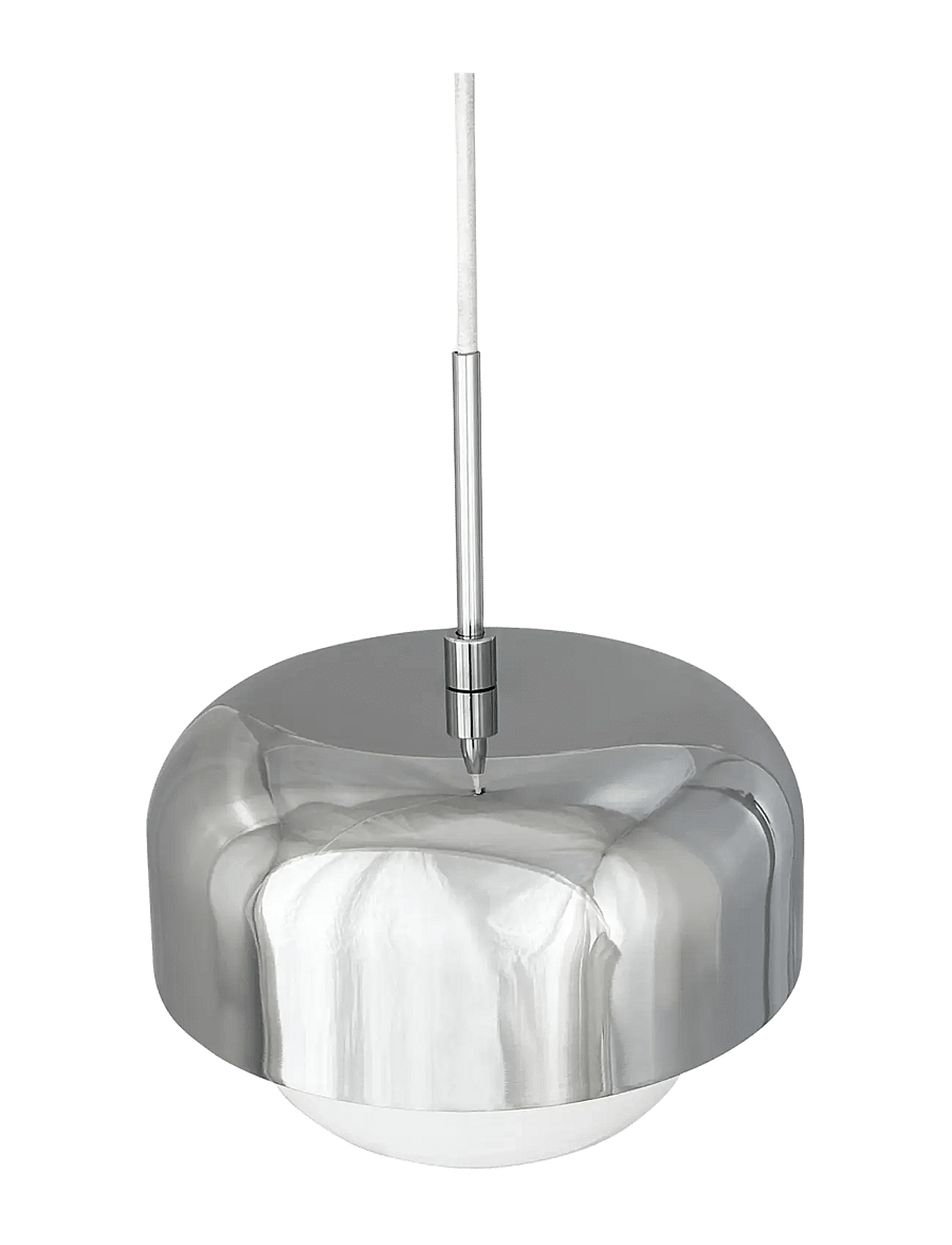Dyberg Larsen - Haipot D23 Matsu dark green pendant lamp - rippvalgustid - chrome - 2