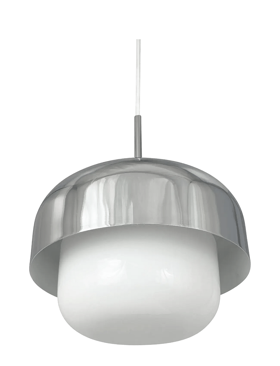 Dyberg Larsen - Haipot D23 Matsu dark green pendant lamp - rippvalgustid - chrome - 3