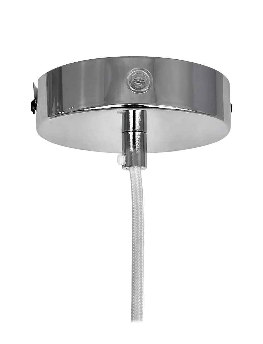 Dyberg Larsen - Haipot D23 Matsu dark green pendant lamp - rippvalgustid - chrome - 5