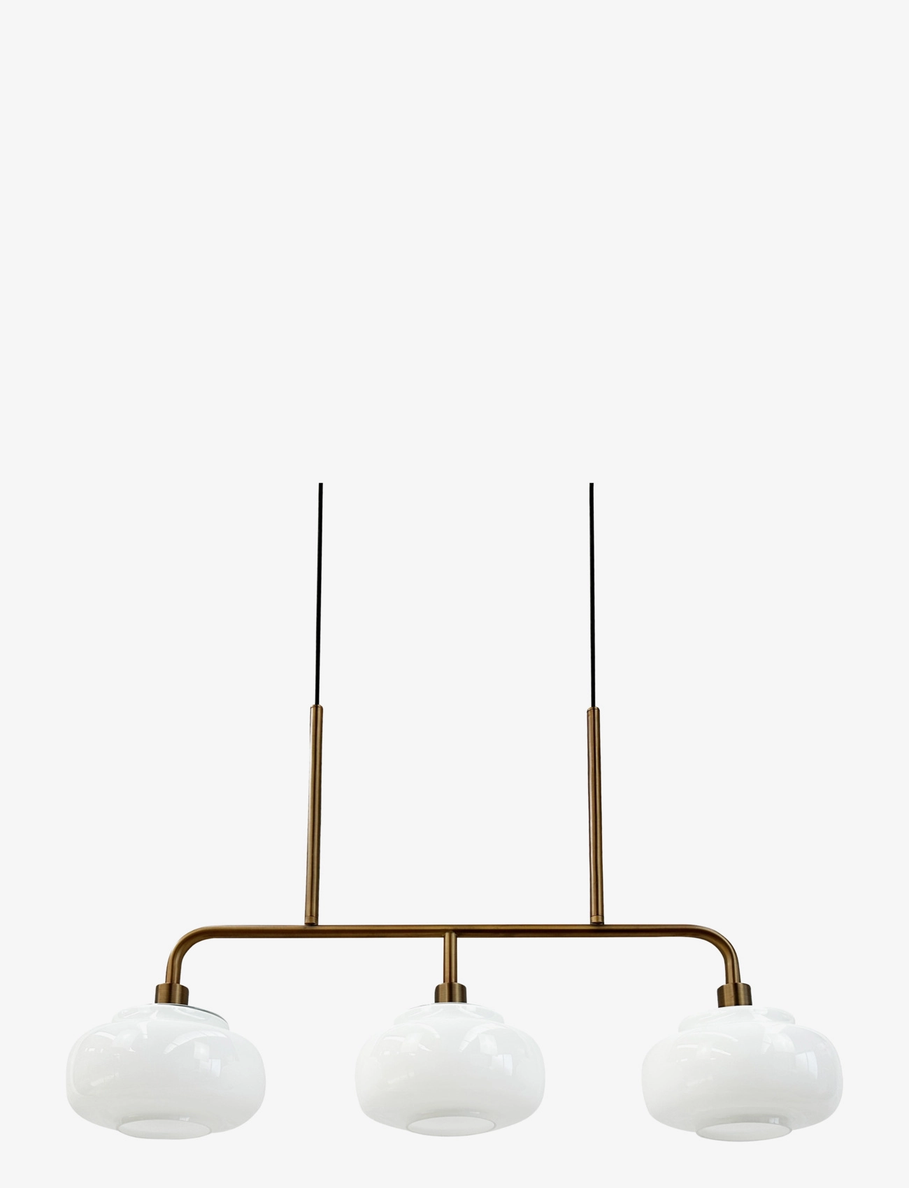 Dyberg Larsen - Ossett long table pendant Opal / bronze - pendellampor - opal / bronze - 4