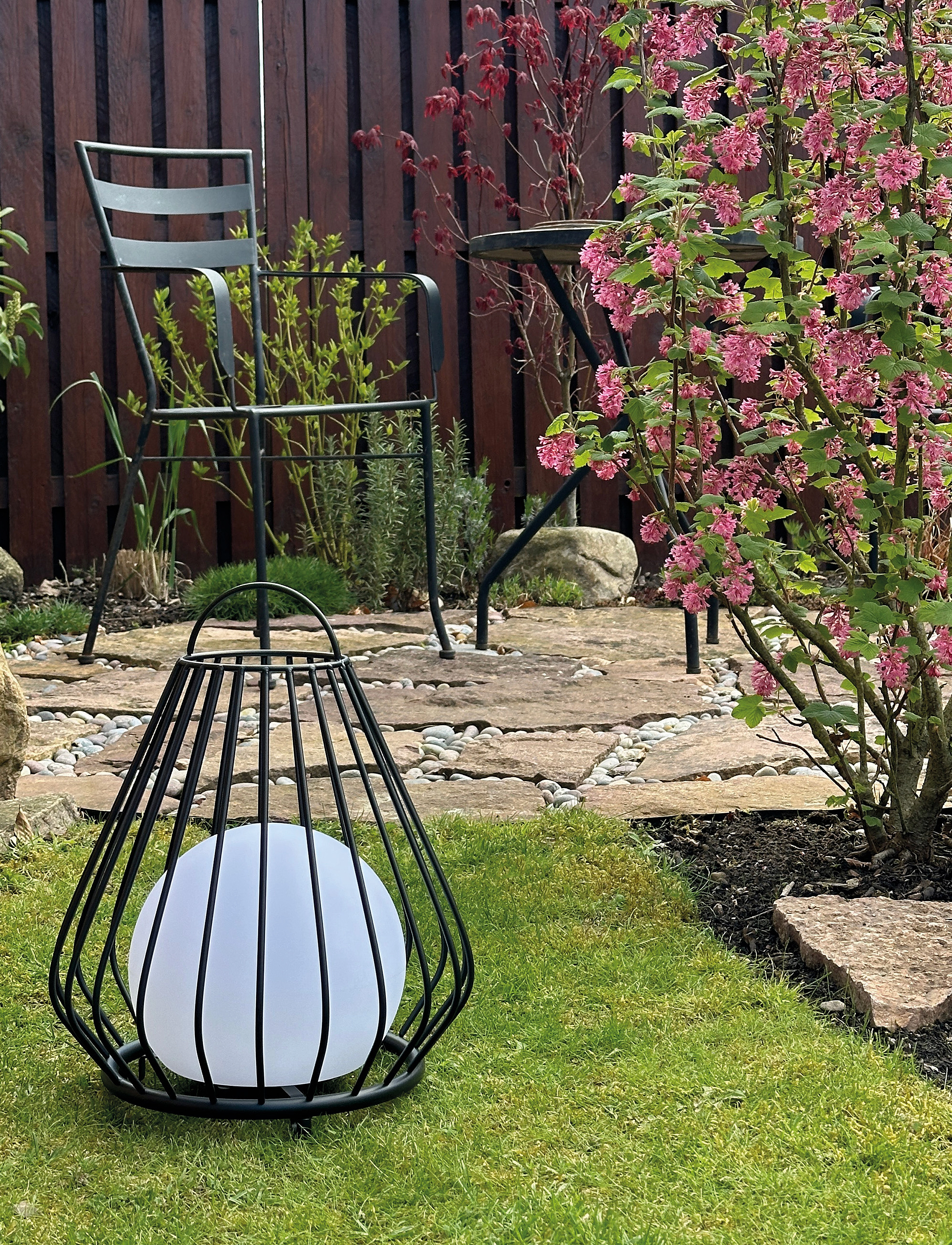 Dyberg Larsen Evesham Outdoor Lampe Green Medium, H38 cm, Lighting, Grün - Garden Lights, Homeware