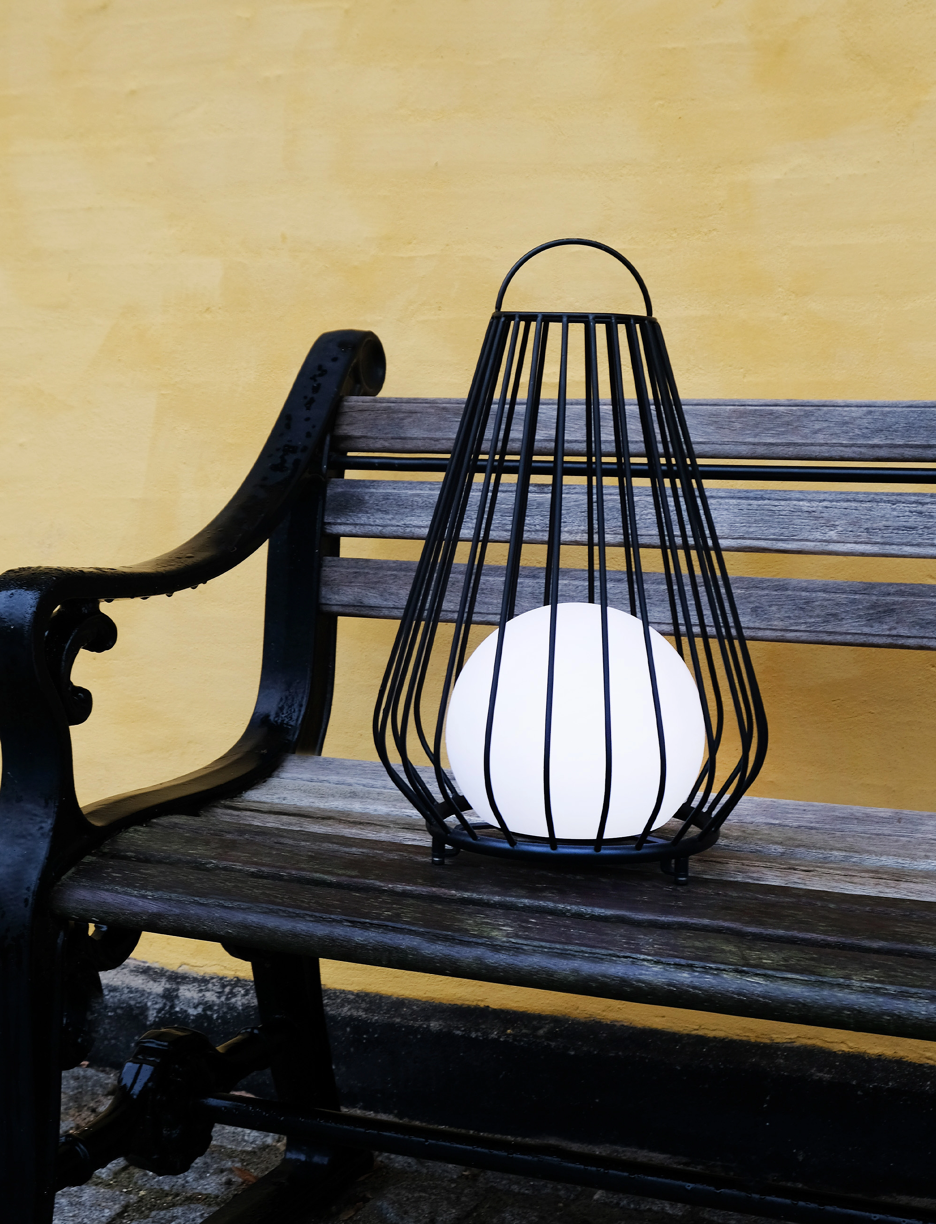 Dyberg Larsen Evesham Outdoor Lampe Sort Large, H48 cm, Lighting, Schwarz - Garden Lights, Homeware