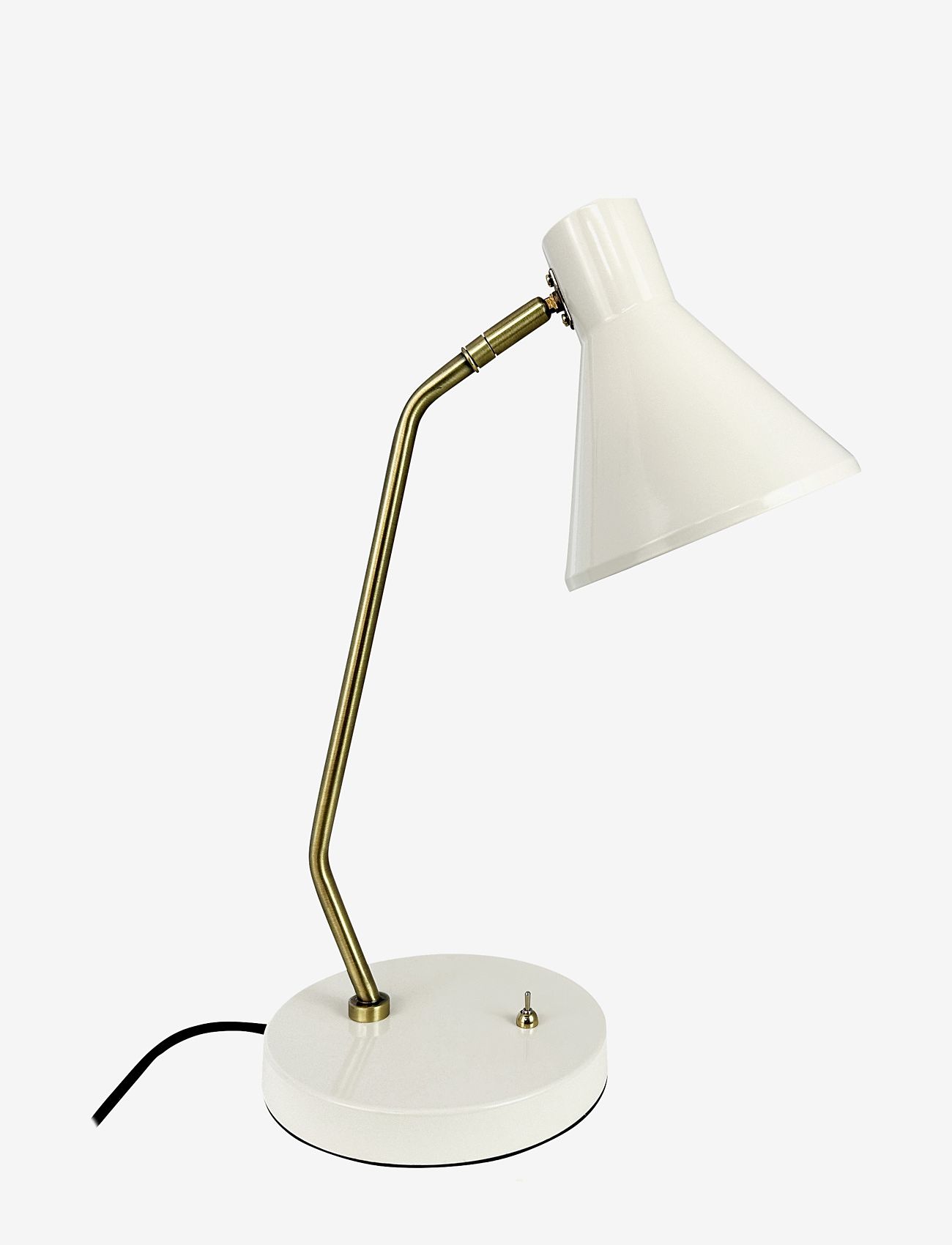 Dyberg Larsen - Sleep Table lamp Kit white - bordslampor - shiny white/antique brass - 0