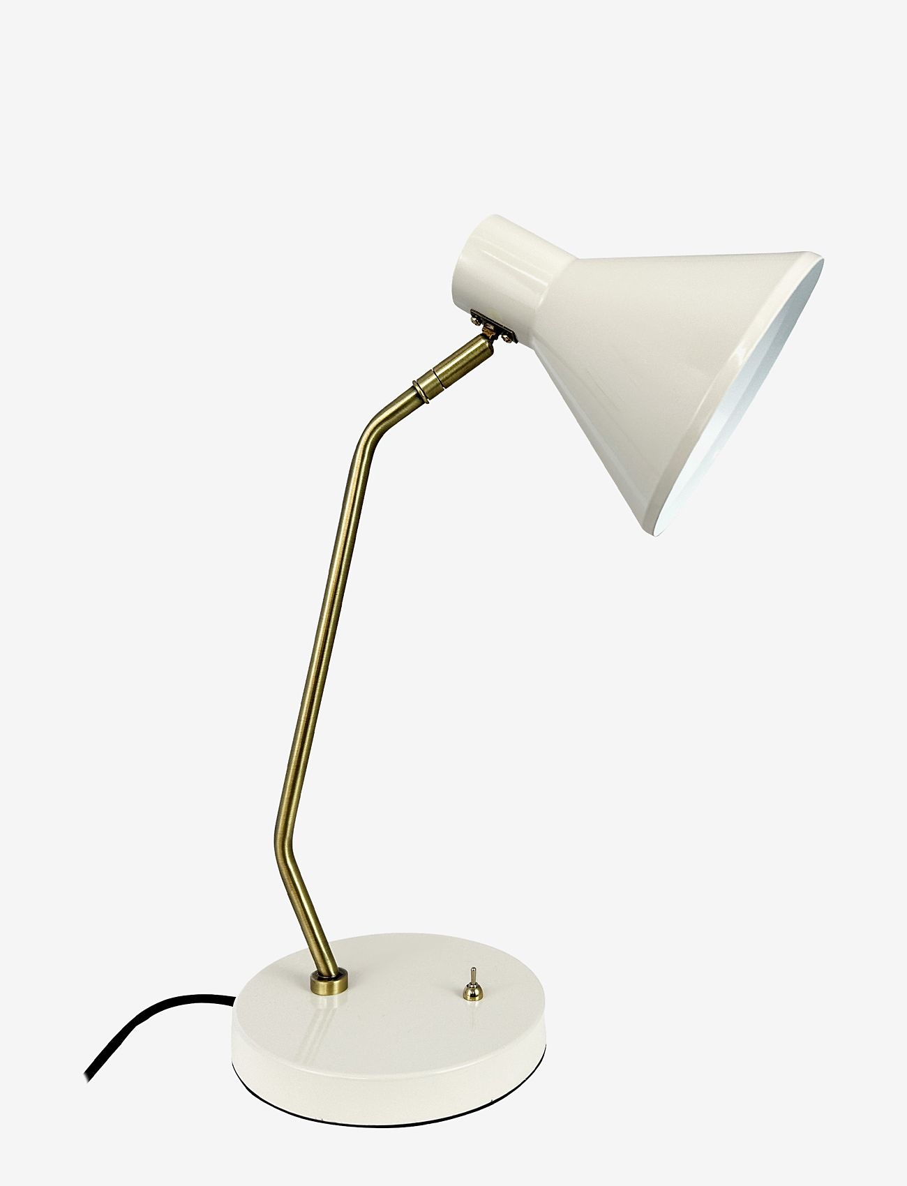 Dyberg Larsen - Sleep Table lamp Kit white - bordslampor - shiny white/antique brass - 1