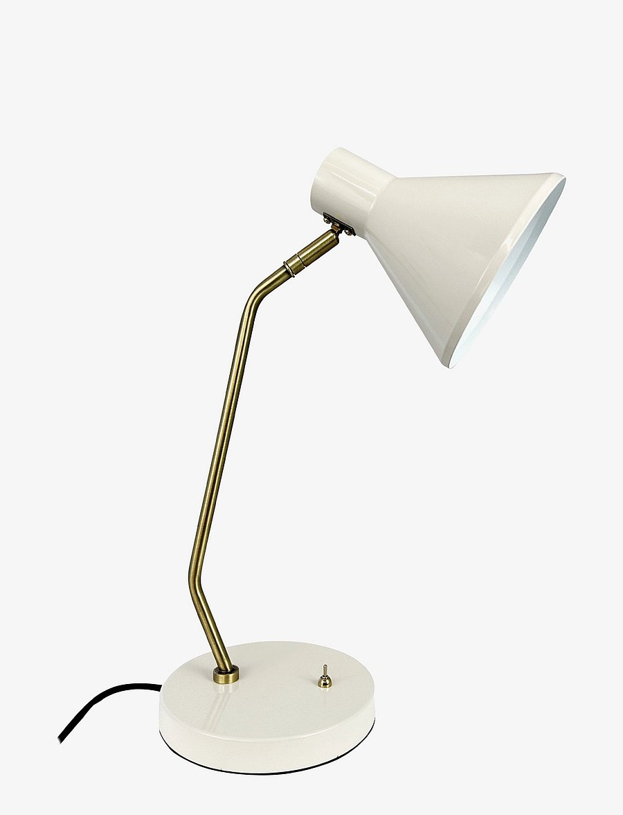 Dyberg Larsen - Sleep Table lamp Kit white - laualambid - shiny white/antique brass - 2