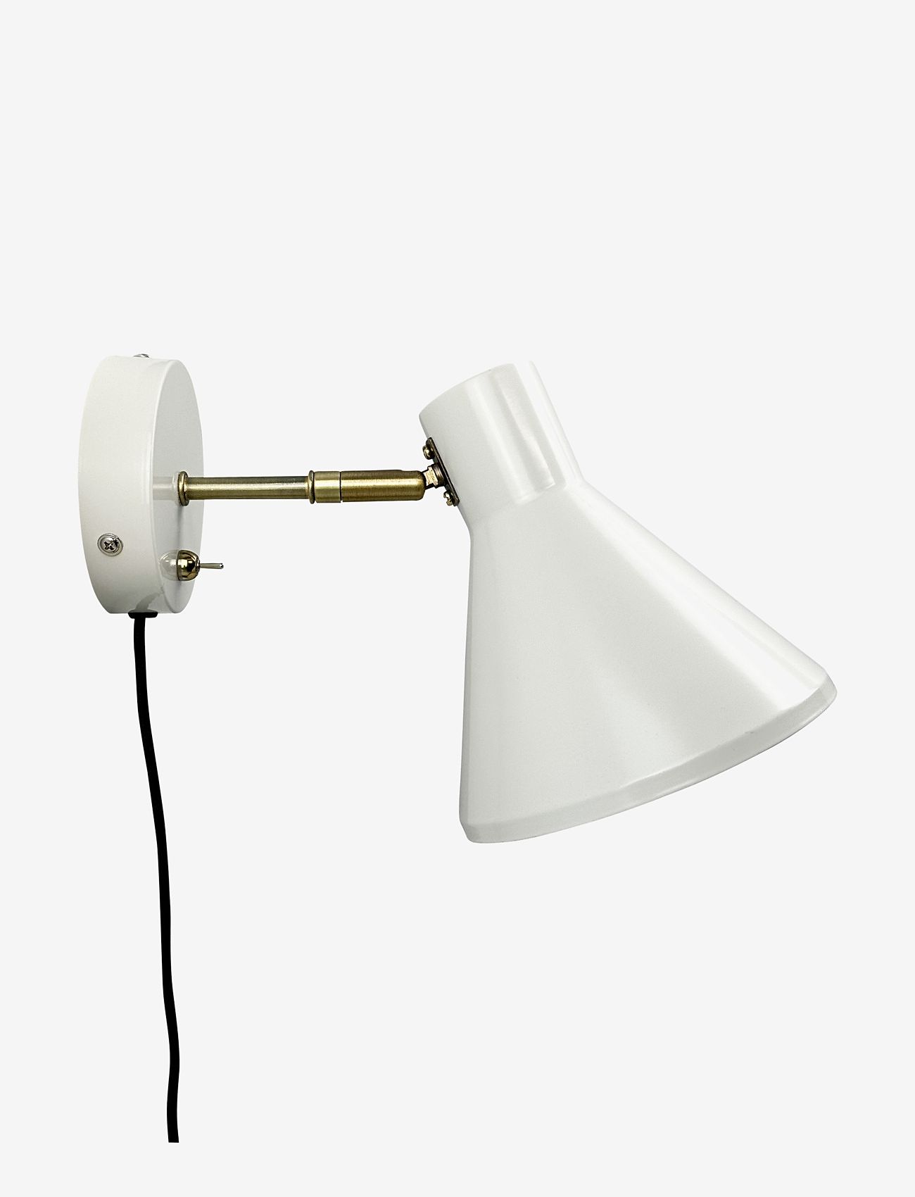 Dyberg Larsen - Sleep Wall lamp Kit white - wandleuchten - shiny white/antique brass - 1