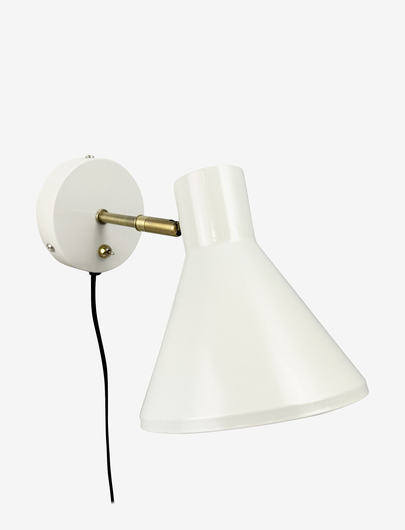 Dyberg Larsen - Sleep Wall lamp Kit white - wandleuchten - shiny white/antique brass - 2