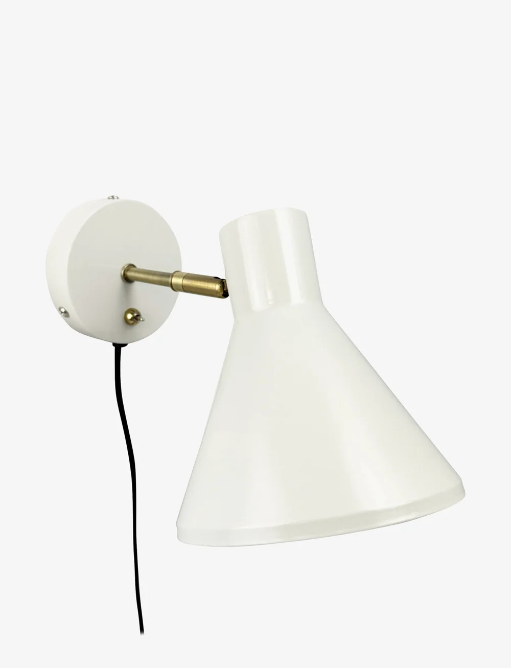 Dyberg Larsen - Sleep Wall lamp Kit white - wandleuchten - shiny white/antique brass - 1