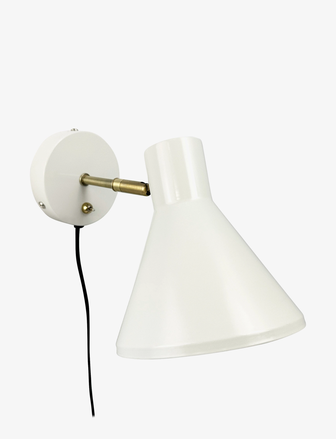 Dyberg Larsen - Sleep Wall lamp Kit white - wandlampen - shiny white/antique brass - 2
