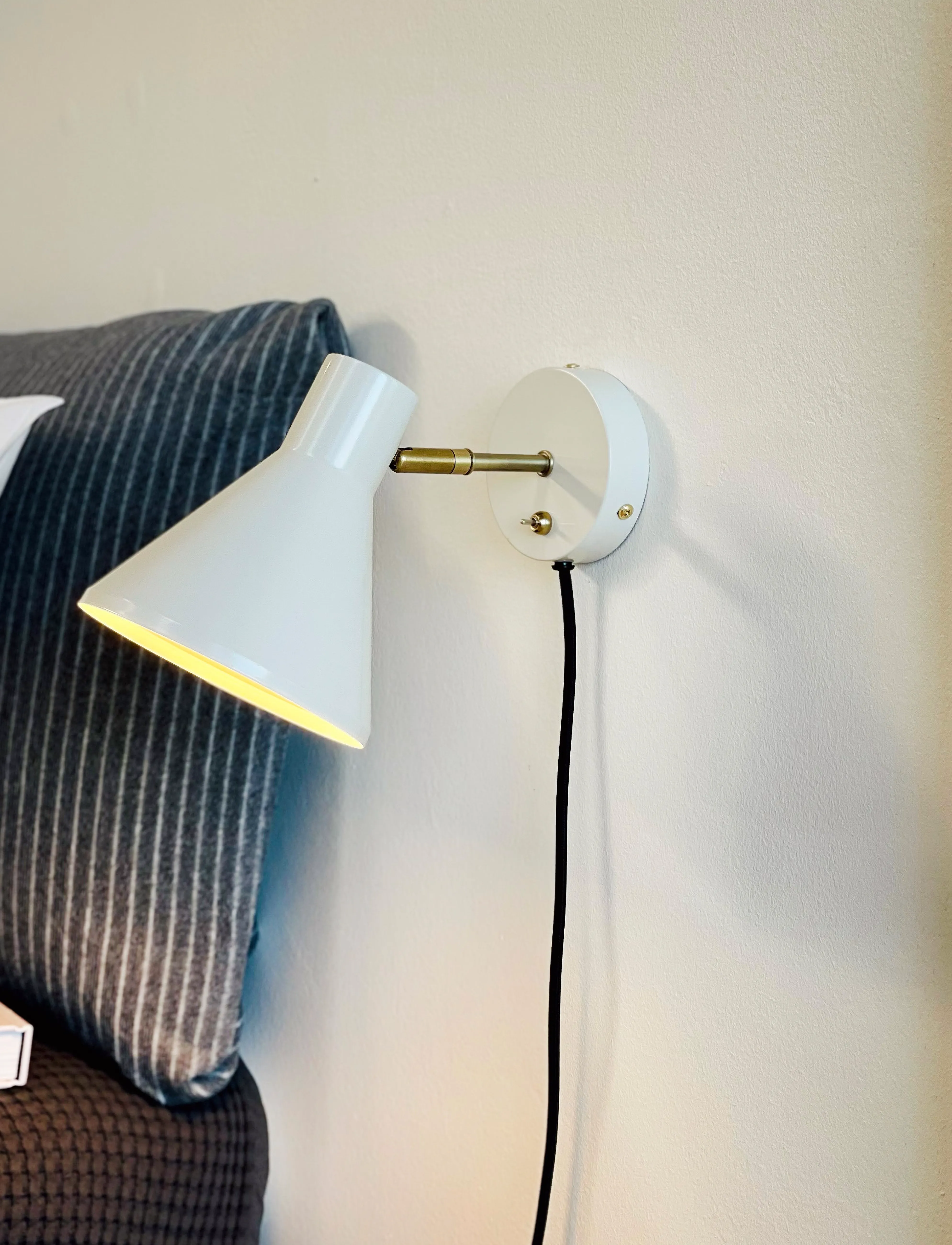 Dyberg Larsen Sleep Væglampe Kit Hvid, Ø 15 cm, White, Lamper > Væglamper, Unisex