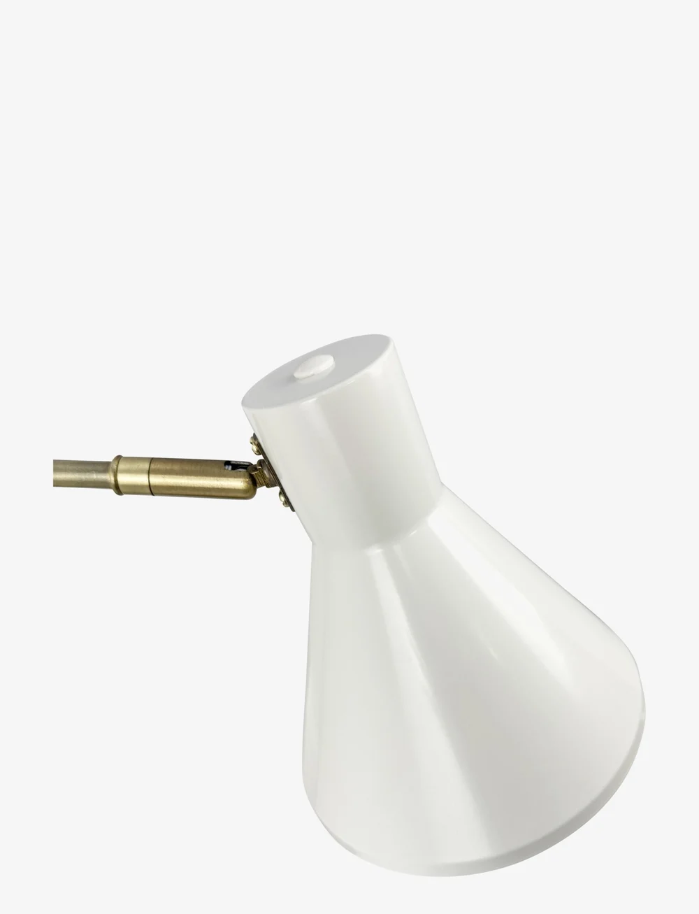 Dyberg Larsen - Sleep Wall lamp Kit white - wandleuchten - shiny white/antique brass - 2