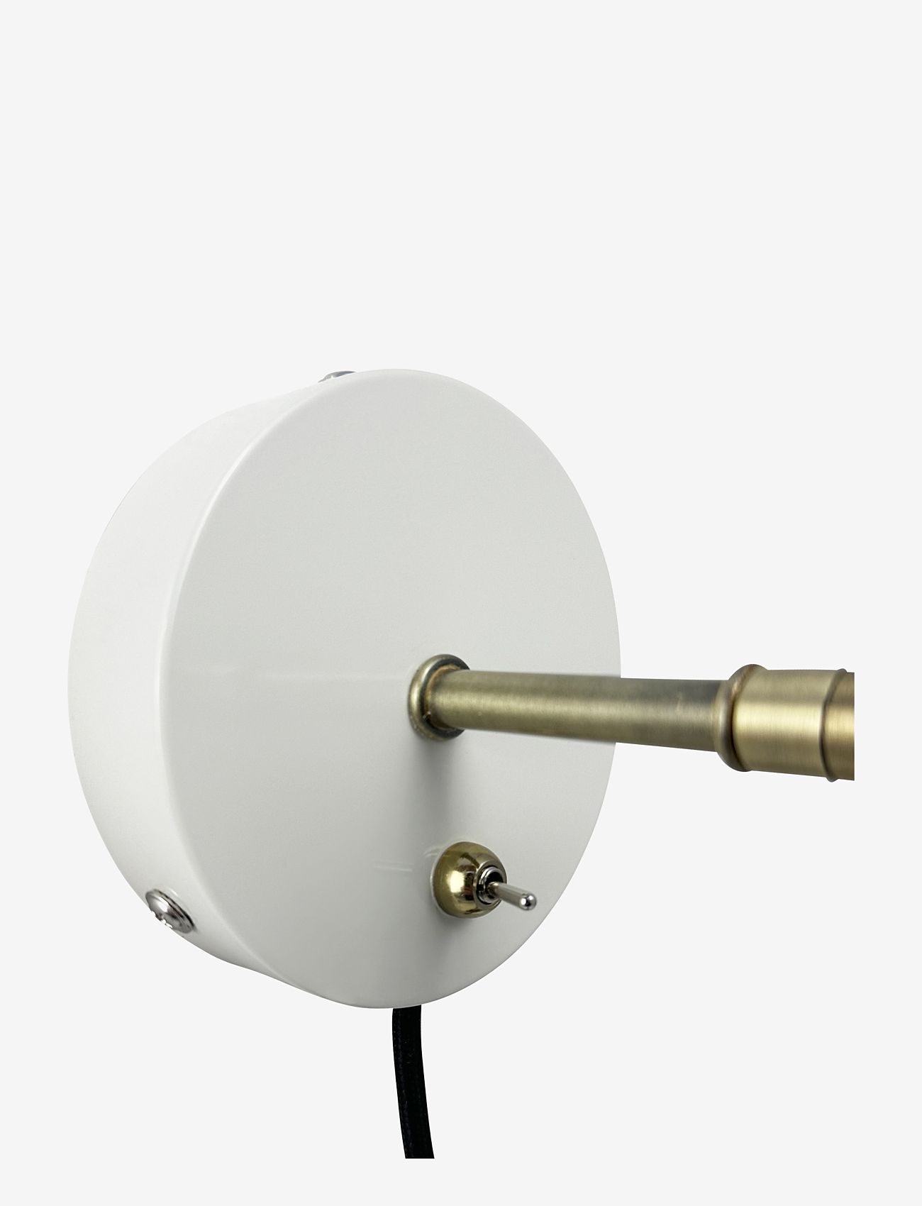 Dyberg Larsen - Sleep Wall lamp Kit white - wandleuchten - shiny white/antique brass - 4