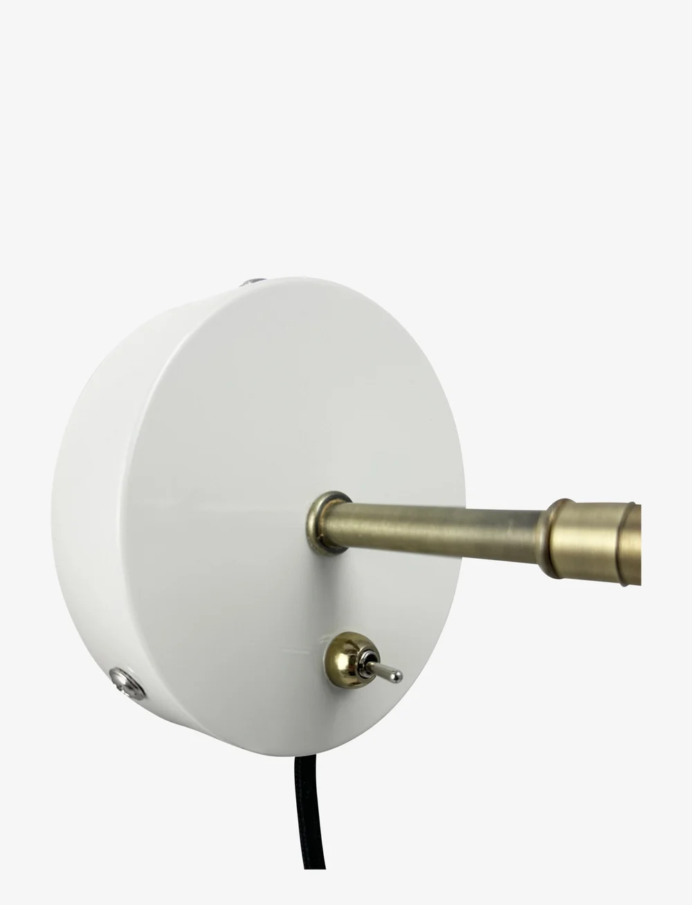 Dyberg Larsen - Sleep Wall lamp Kit white - wandleuchten - shiny white/antique brass - 3