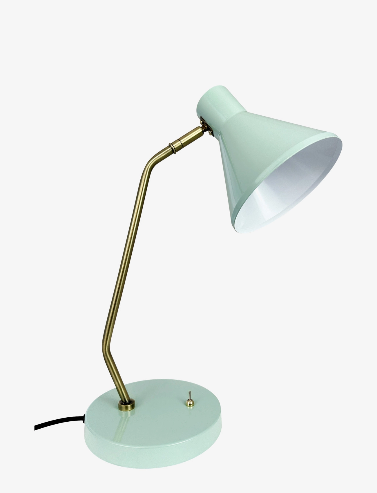 Dyberg Larsen - Sleep table lamp Mint Indoor - pöytävalaisimet - shiny mint/antique brass - 1