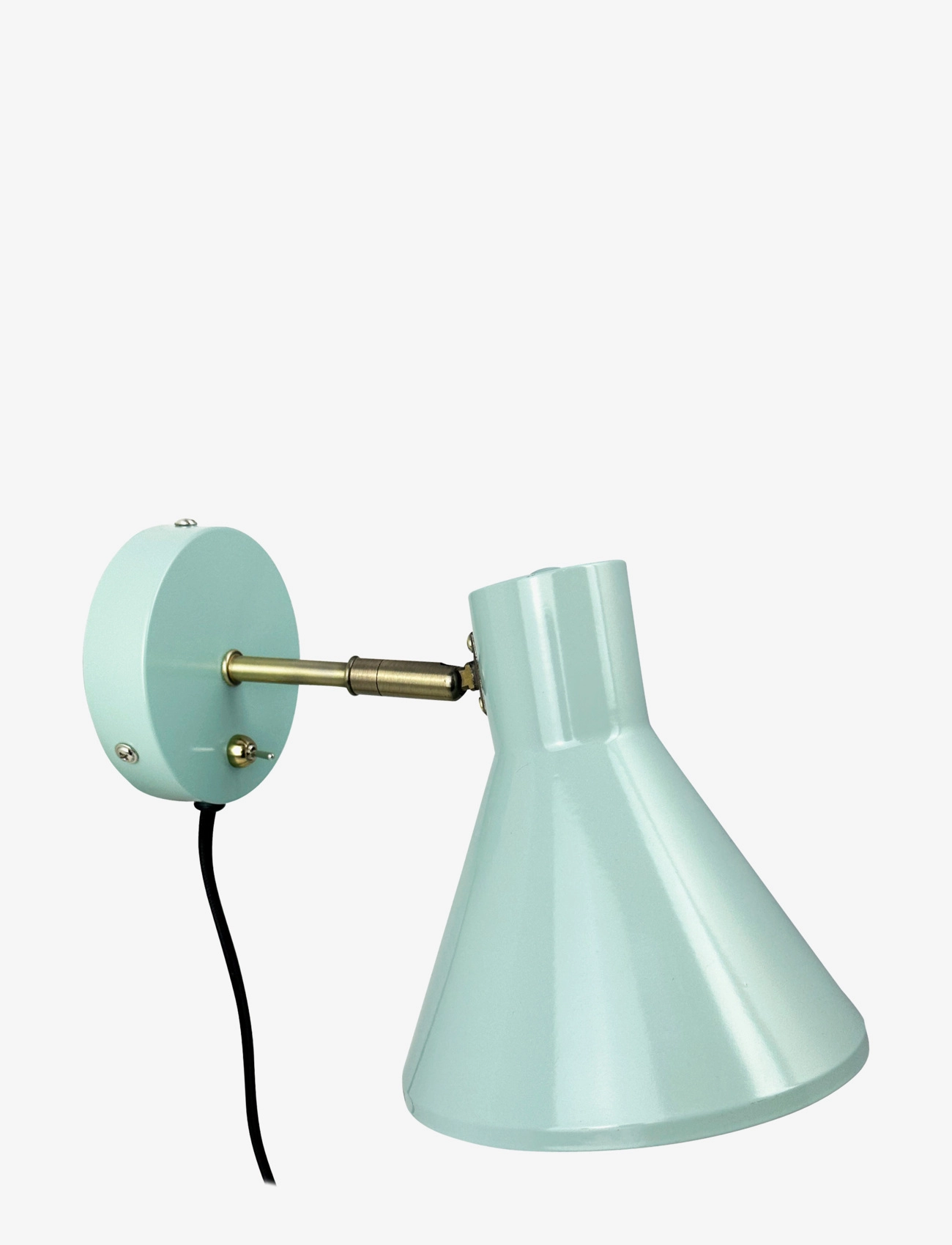 Dyberg Larsen - Sleep væglampe mint - væglamper - shiny mint/antique brass - 1