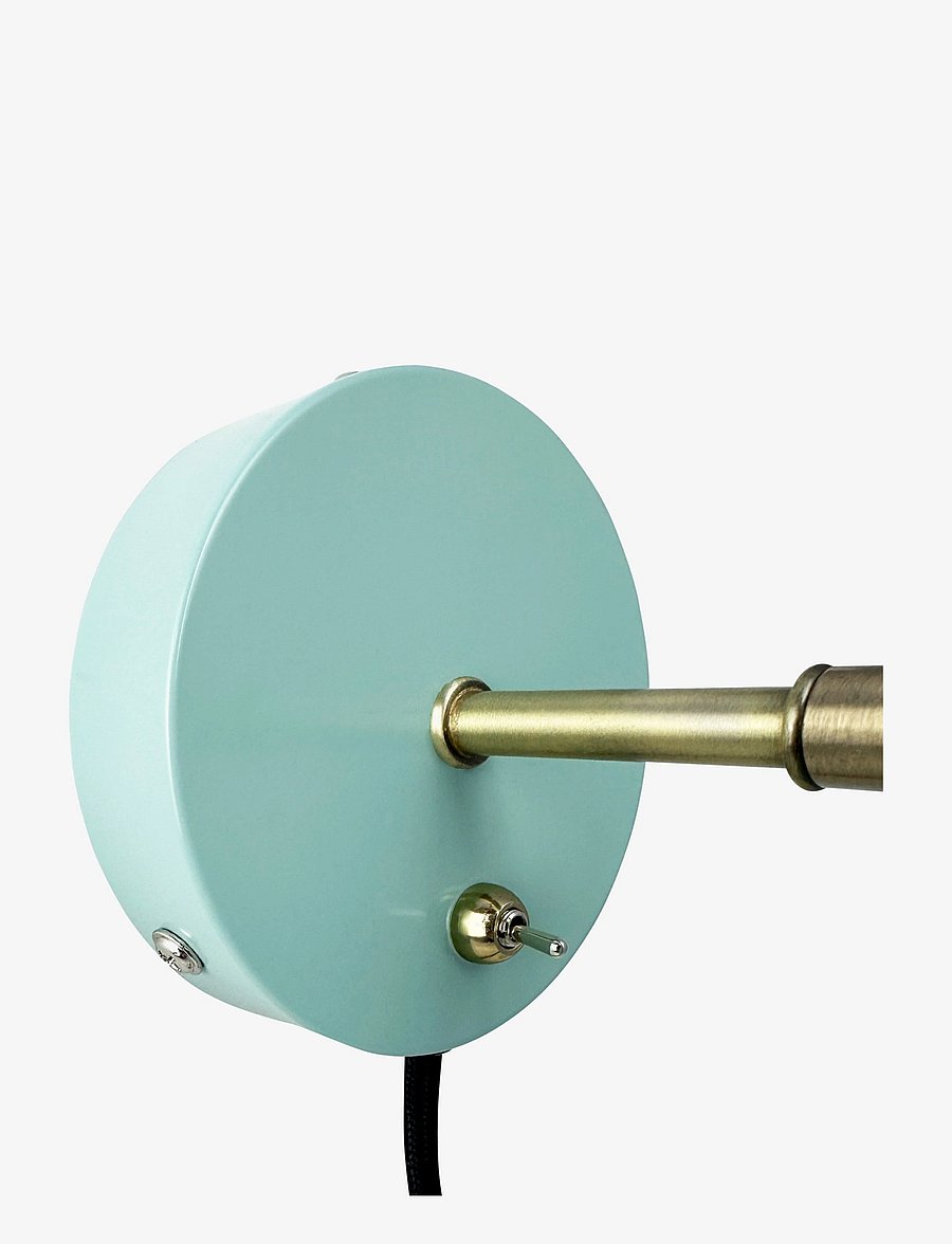 Dyberg Larsen - Sleep Wall lamp Mint Indoor - seinalambid - shiny mint/antique brass - 4