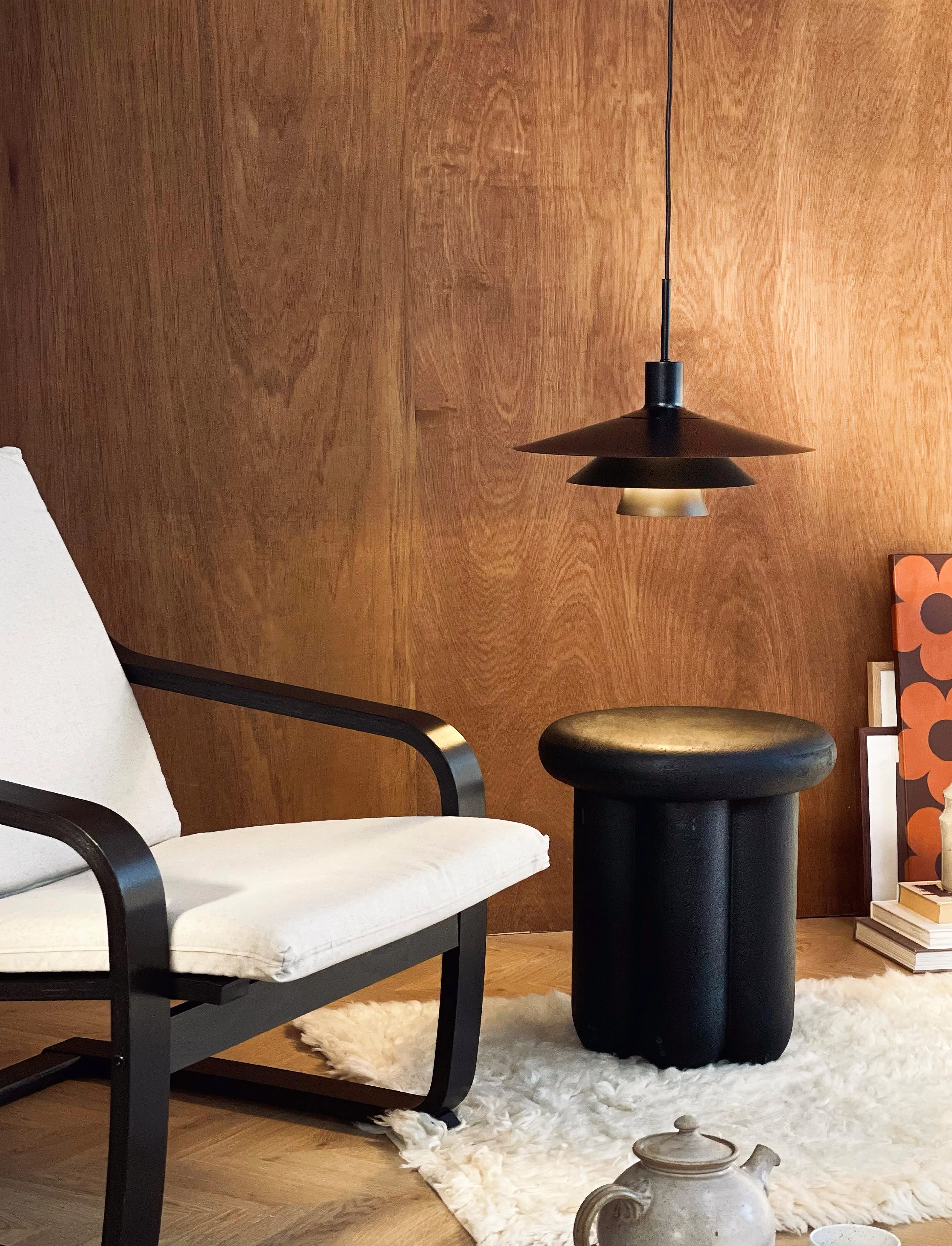 Dyberg Larsen Kay, One Size, Ceiling Lamps, Schwarz - Pendant Homeware