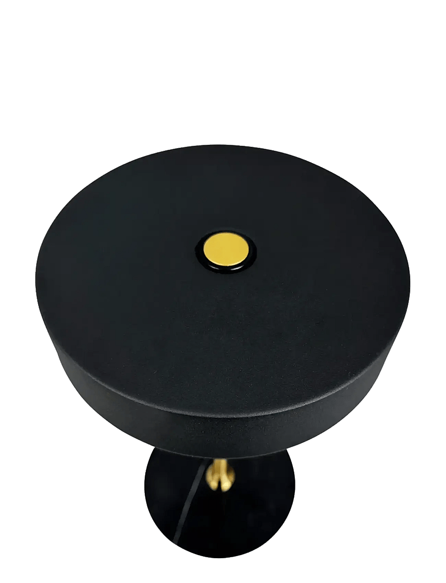 Dyberg Larsen - MOONLIGHT LED rechargeable table lamp black, brass, marble - nešiojami Šviestuvai - black - 4