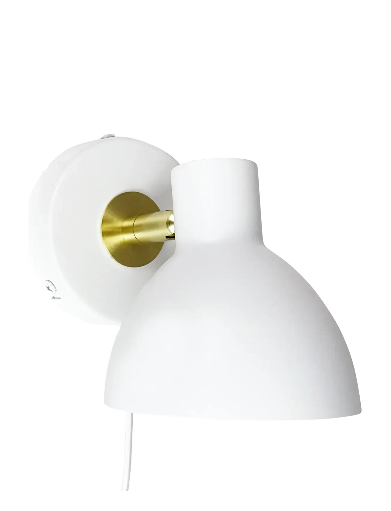 Dyberg Larsen - Lilje - vägglampor - white / brass - 1