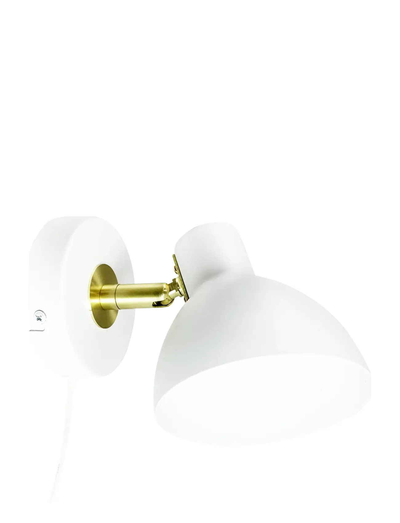 Dyberg Larsen - Lilje - vägglampor - white / brass - 2