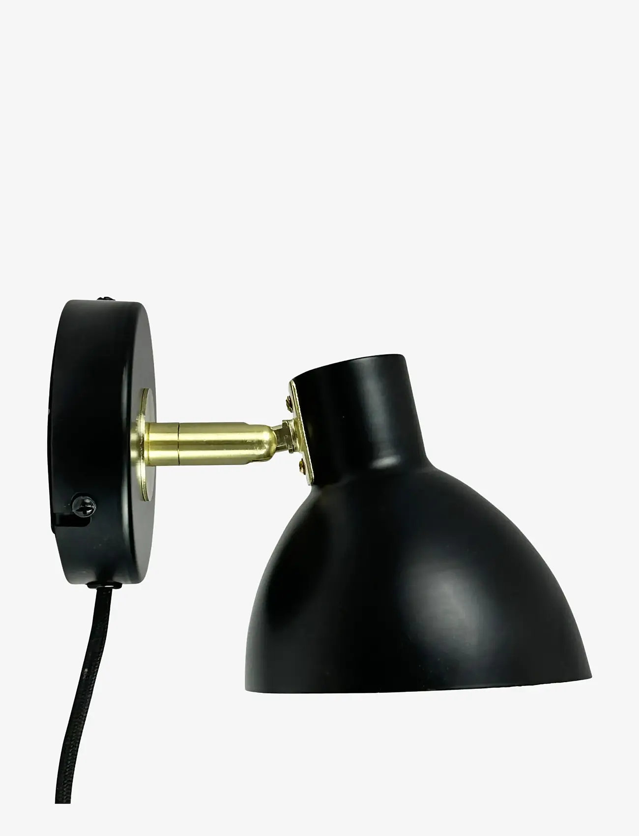 Dyberg Larsen - Lilje - væglamper - black / brass - 0