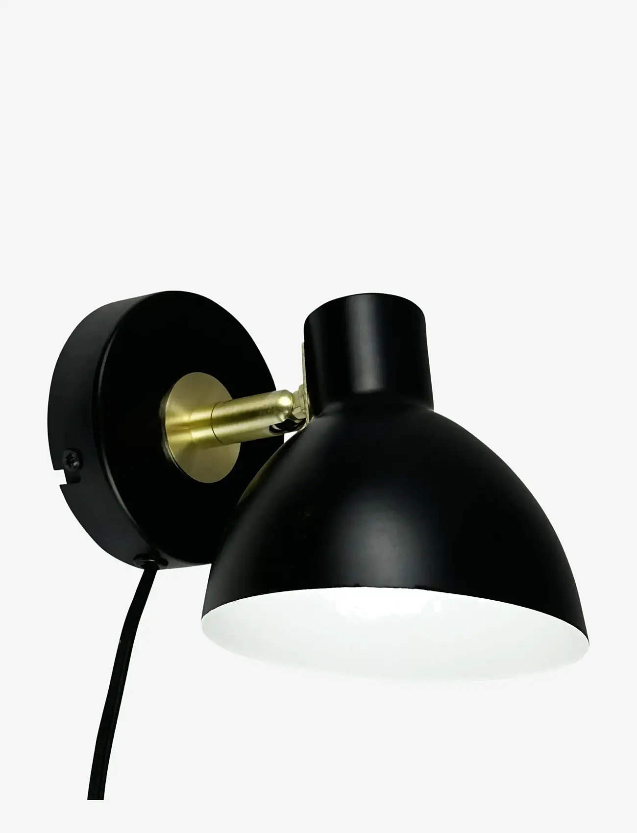 Dyberg Larsen - Lilje - væglamper - black / brass - 1
