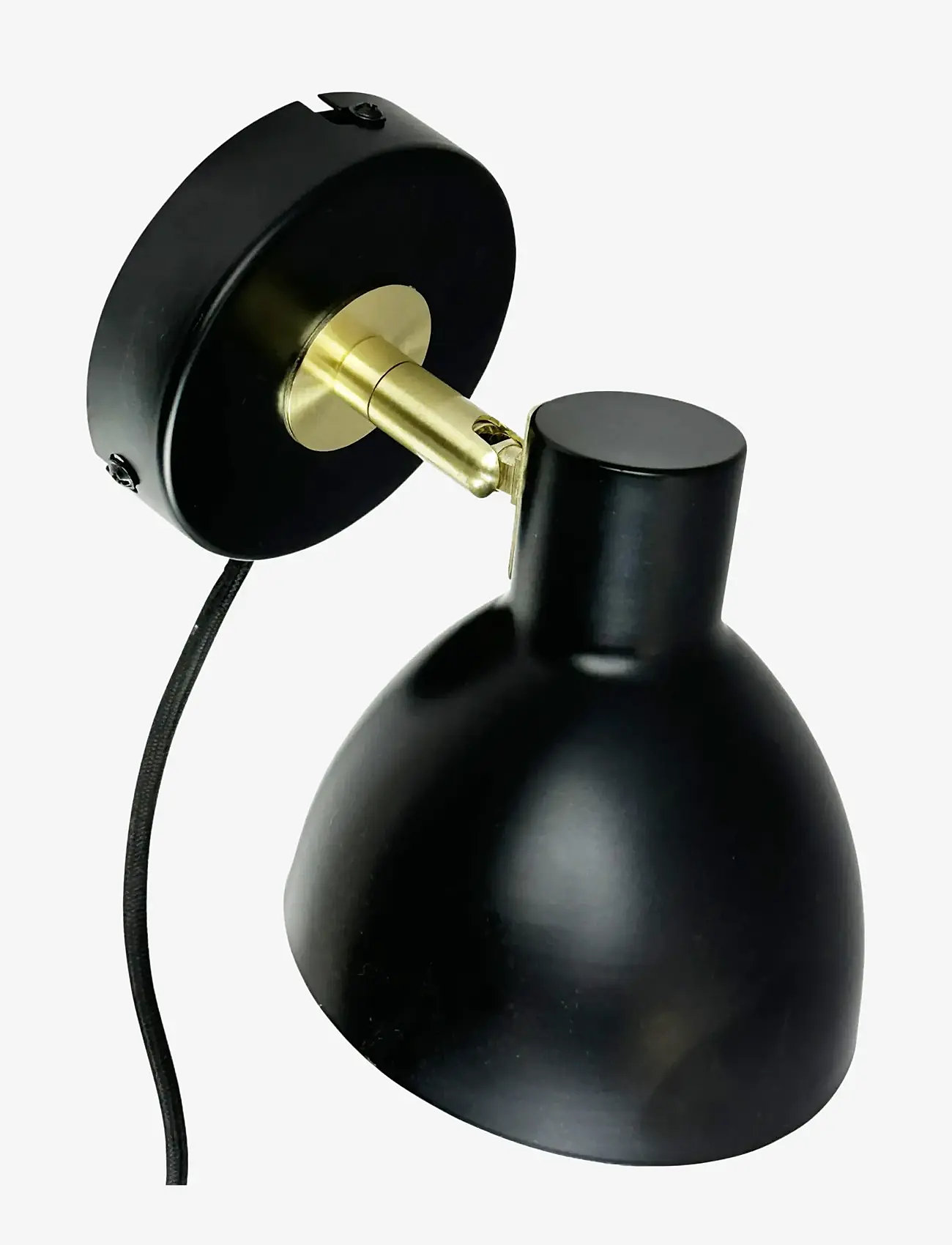 Dyberg Larsen - Lilje - væglamper - black / brass - 2