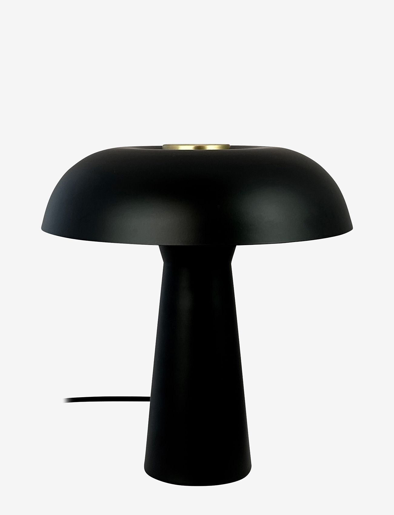 Dyberg Larsen - Iris matte black table lamp - schreibtisch- & tischlampen - black - 0