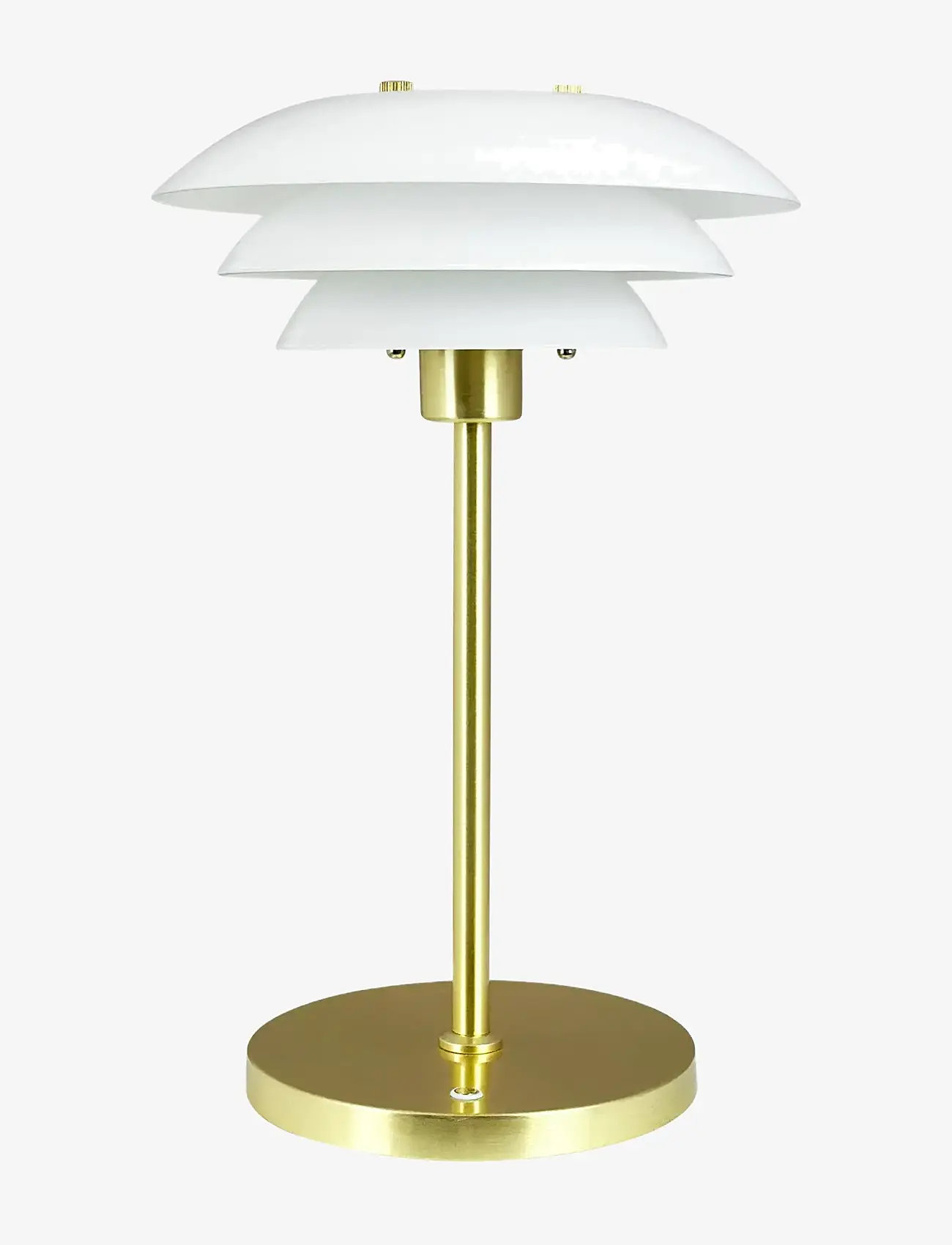 Dyberg Larsen - DL20 LED Opal Brass Table lamp rechargeable - laualambid - opal/ brass - 0