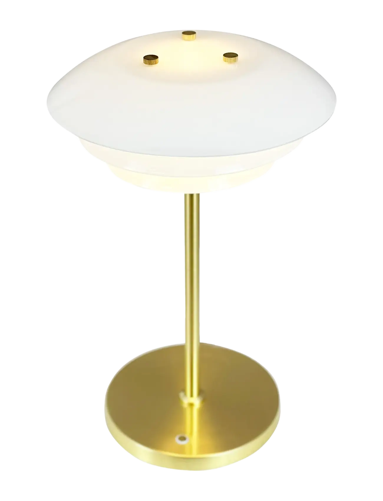 Dyberg Larsen - DL20 LED Opal Brass Table lamp rechargeable - opal/ brass - 3