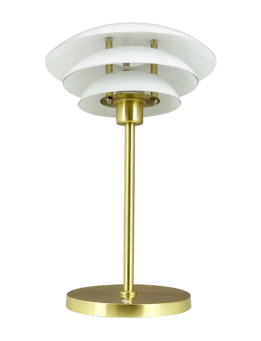 Dyberg Larsen - DL20 LED Opal Brass Table lamp rechargeable - kaasaskantavad lambid - opal/ brass - 4