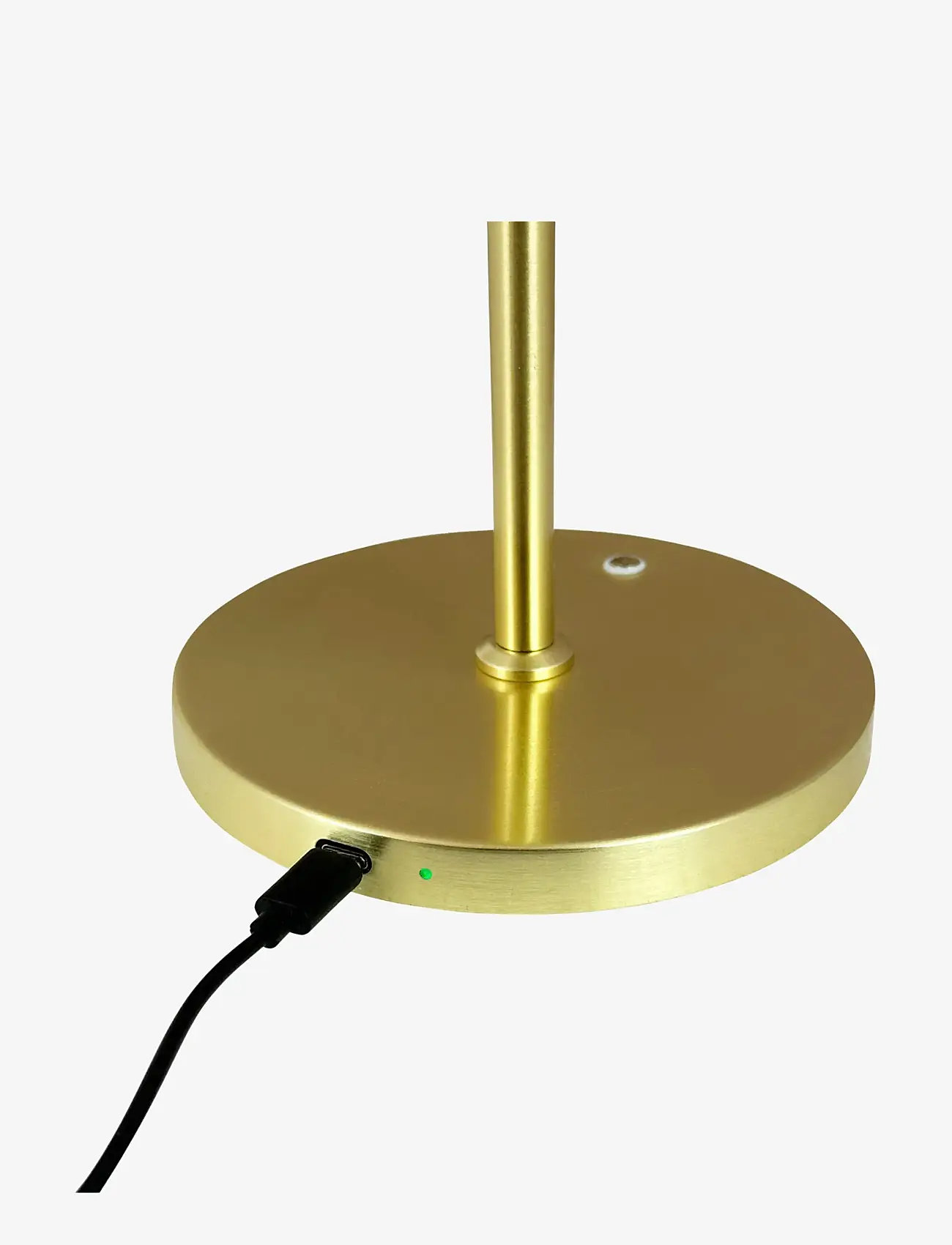 Dyberg Larsen - DL20 LED Opal Brass Table lamp rechargeable - laualambid - opal/ brass - 5