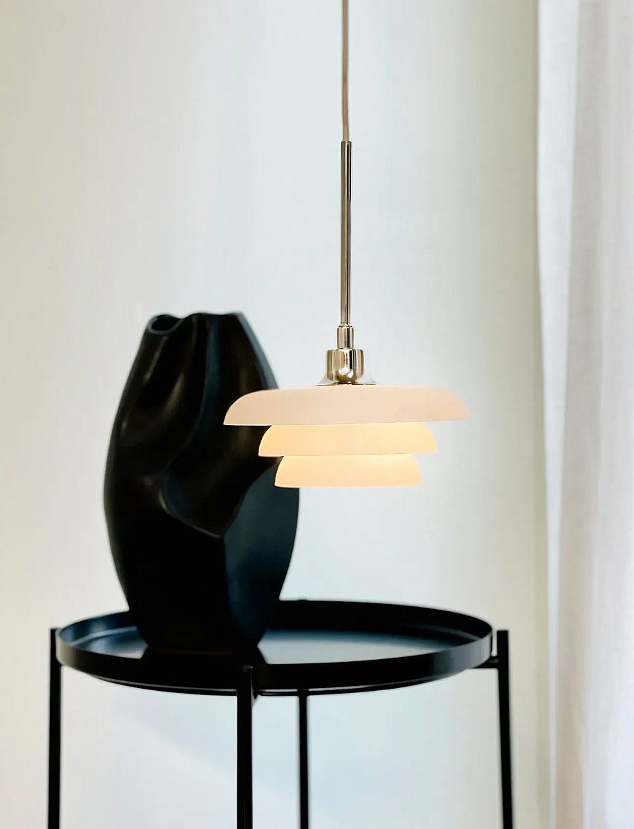 Dyberg Larsen - AVA Pendel D20 Opal/ Krom - piekaramās lampas - white - 0