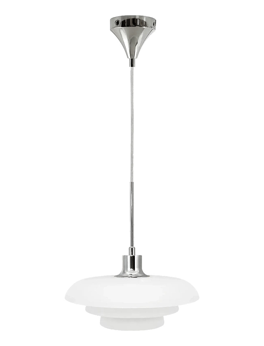 Dyberg Larsen - AVA Pendel D31 Opal/ Krom - rippvalgustid - white - 3