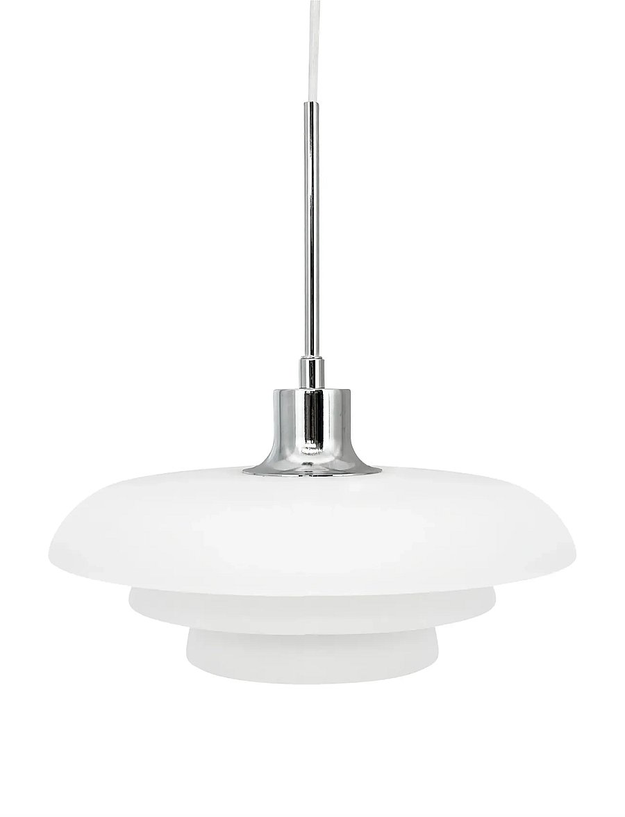 Dyberg Larsen - AVA Pendel D31 Opal/ Krom - rippvalgustid - white - 4