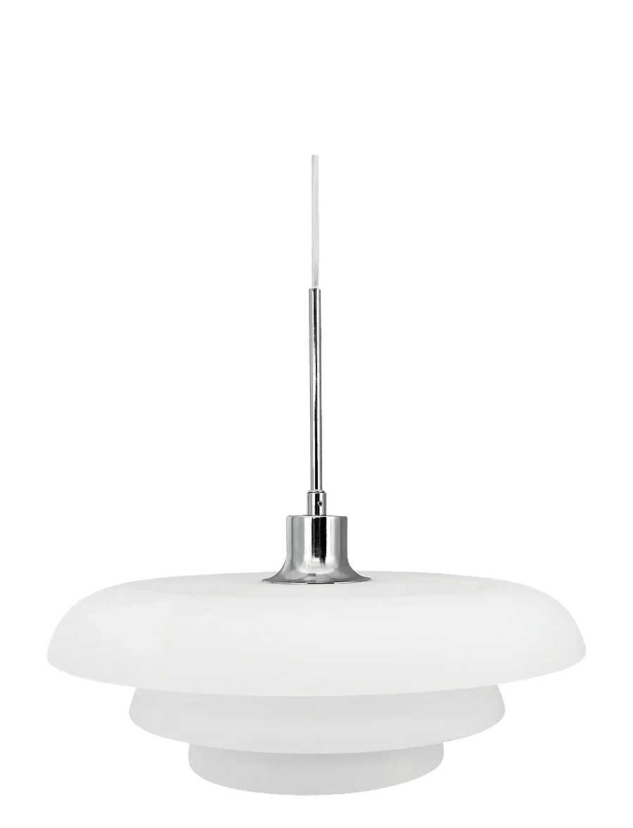Dyberg Larsen - AVA Pendel D40 Opal/ Krom - rippvalgustid - white - 2