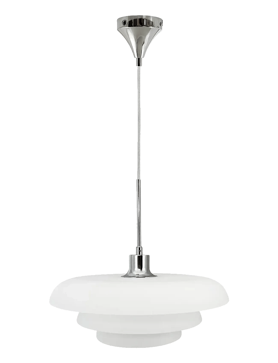 Dyberg Larsen - AVA Pendel D40 Opal/ Krom - rippvalgustid - white - 4