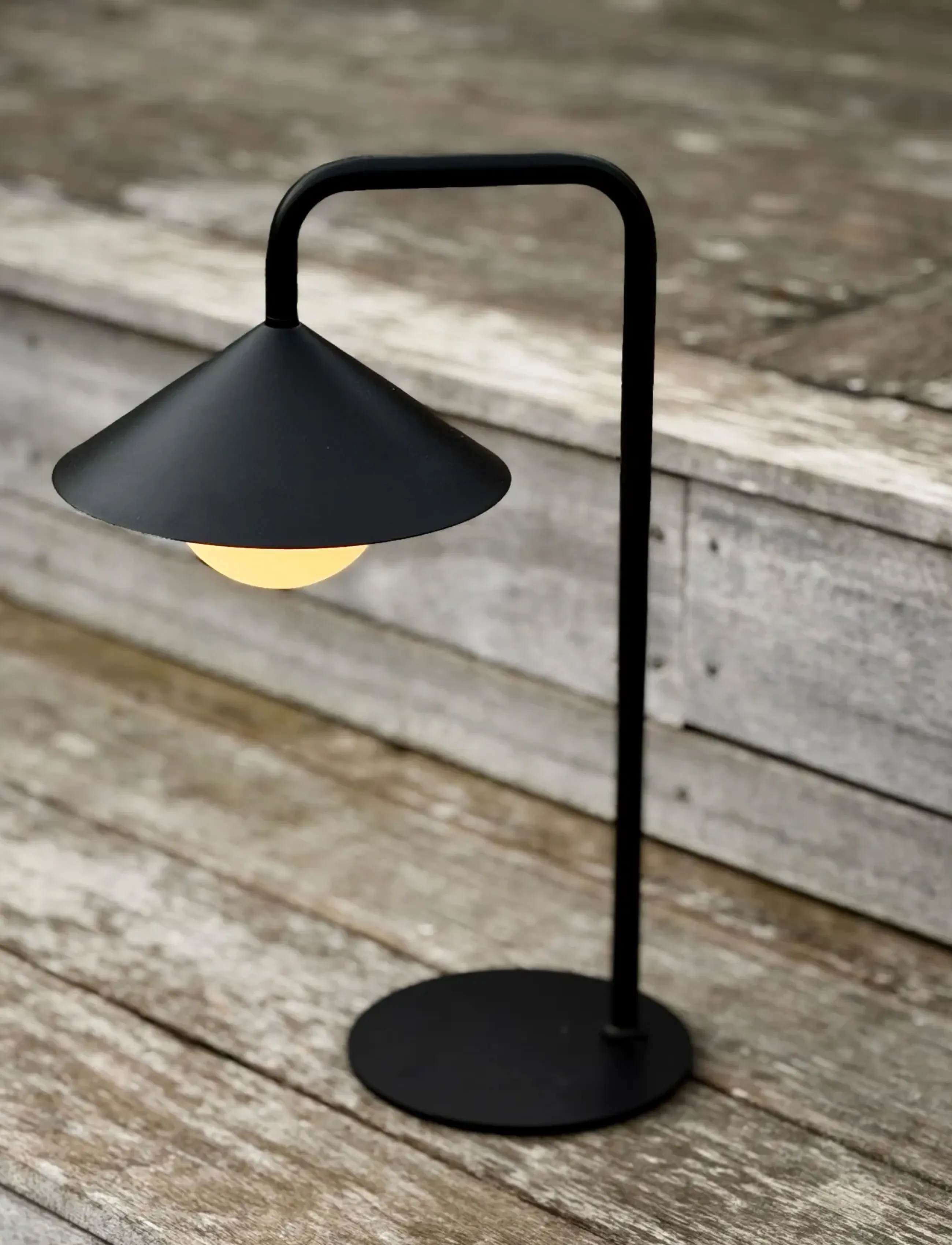 Dyberg Larsen - NOVA Outdoor bordlampe med lyskugle og fjernbetjening - lampes de bureau et de table - black - 5