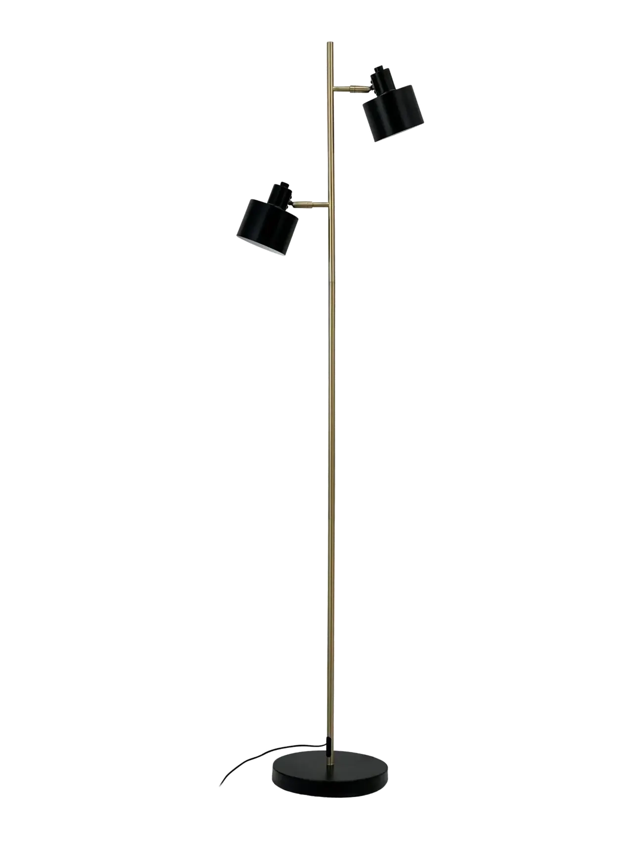 DYBERG LARSEN Ocean Sort/ Messing Gulvlampe Schwarz - One Size - Unisex