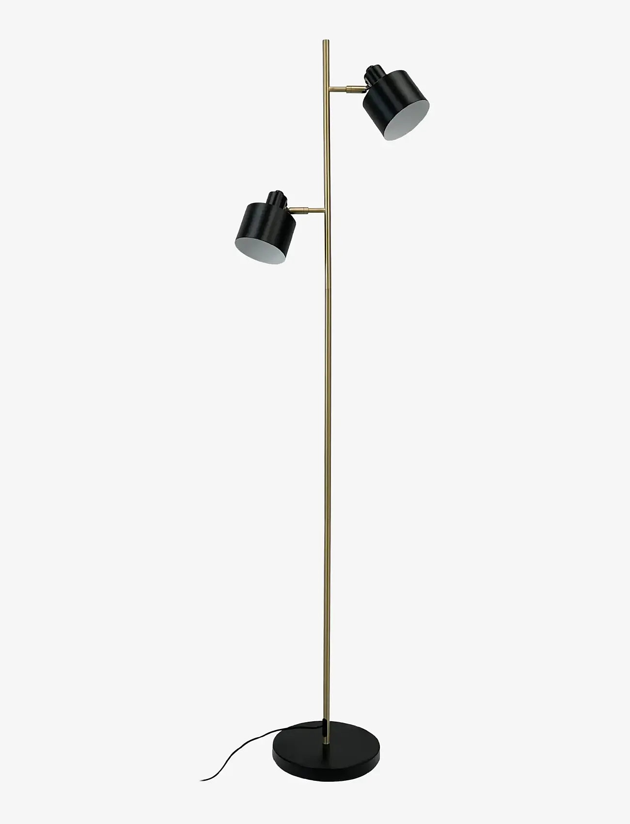 Dyberg Larsen - Ocean Sort/ messing gulvlampe - floor lamps - black/ brass - 2