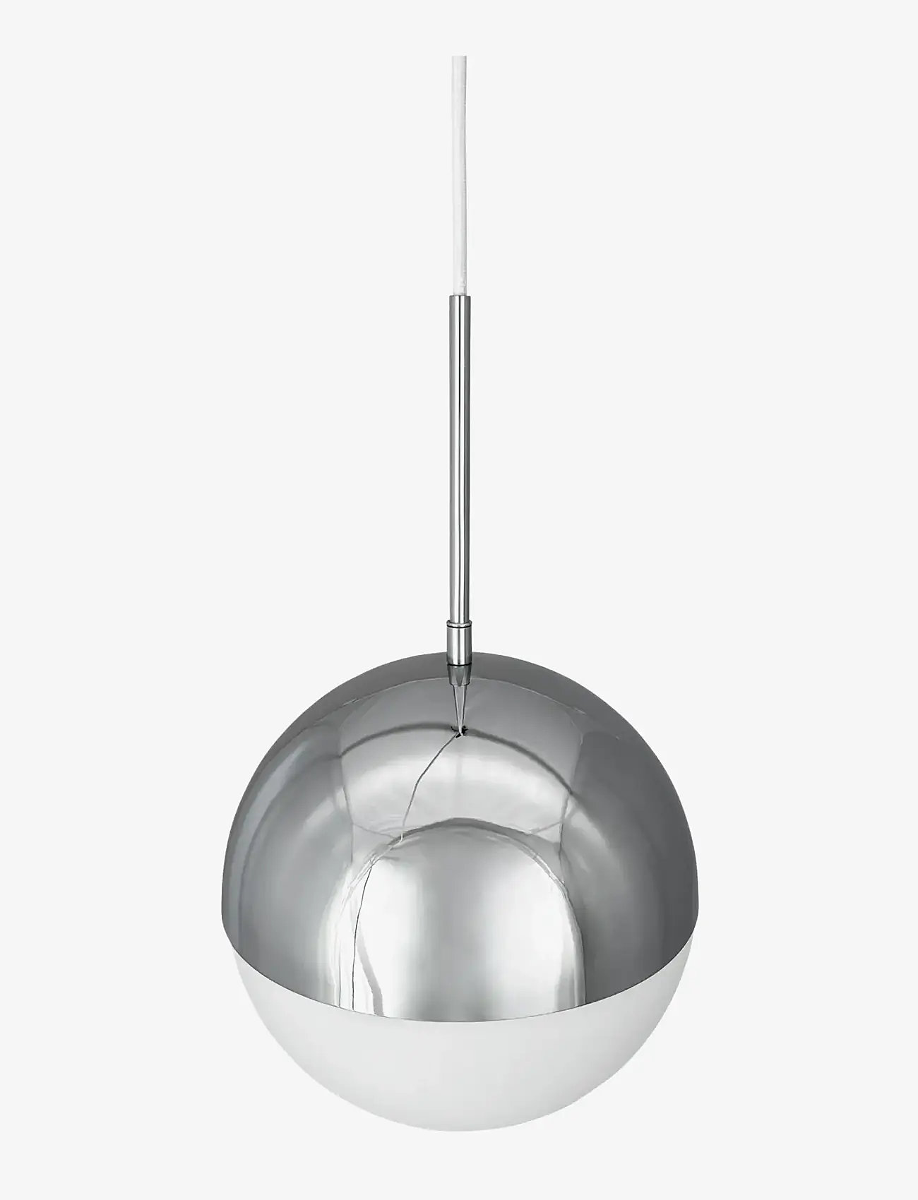 Dyberg Larsen - Nova D25 opal/ krom pendel - rippvalgustid - opal/ chrome - 2