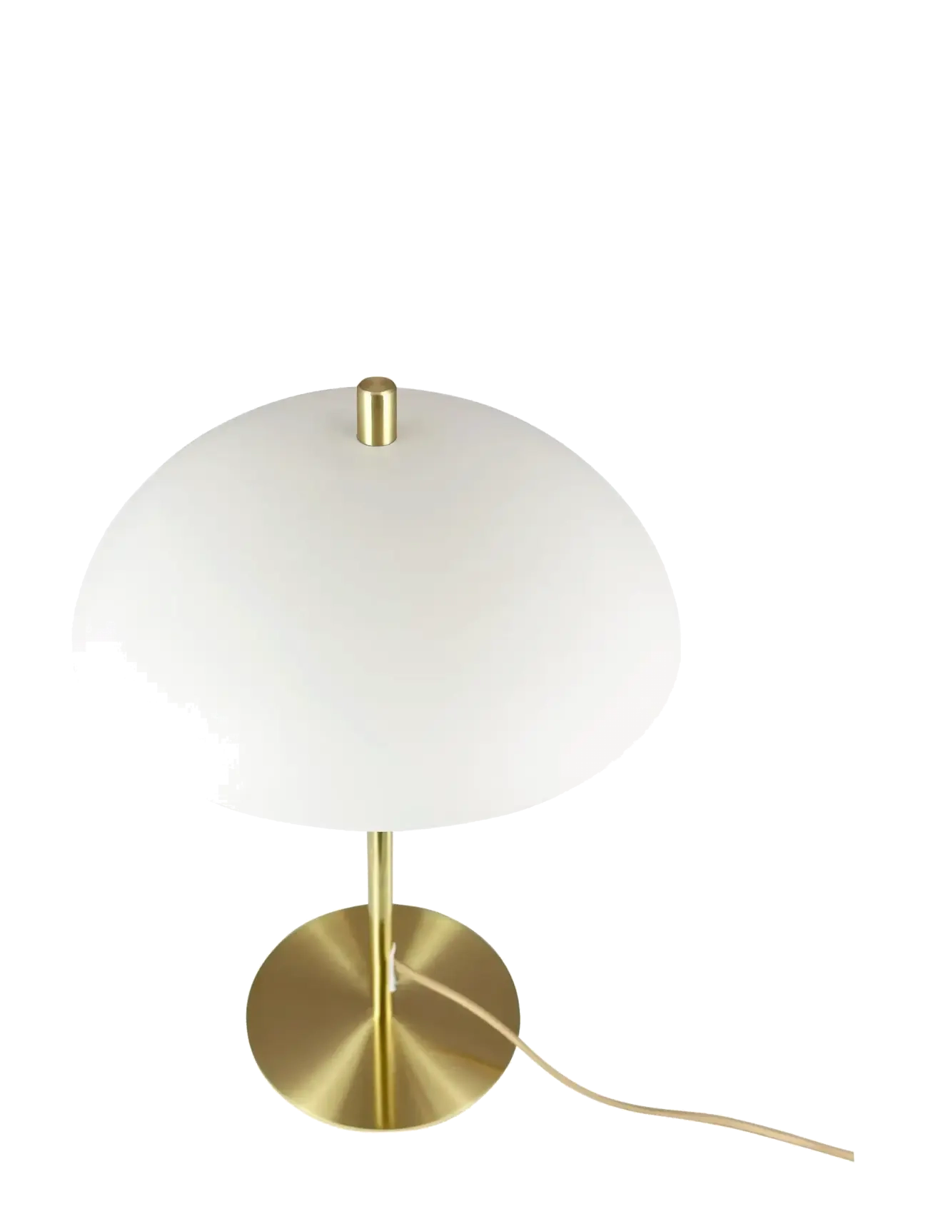 Dyberg Larsen - Globus Bordlampe Beige/ messing - borðlampar - beige/ brass - 2