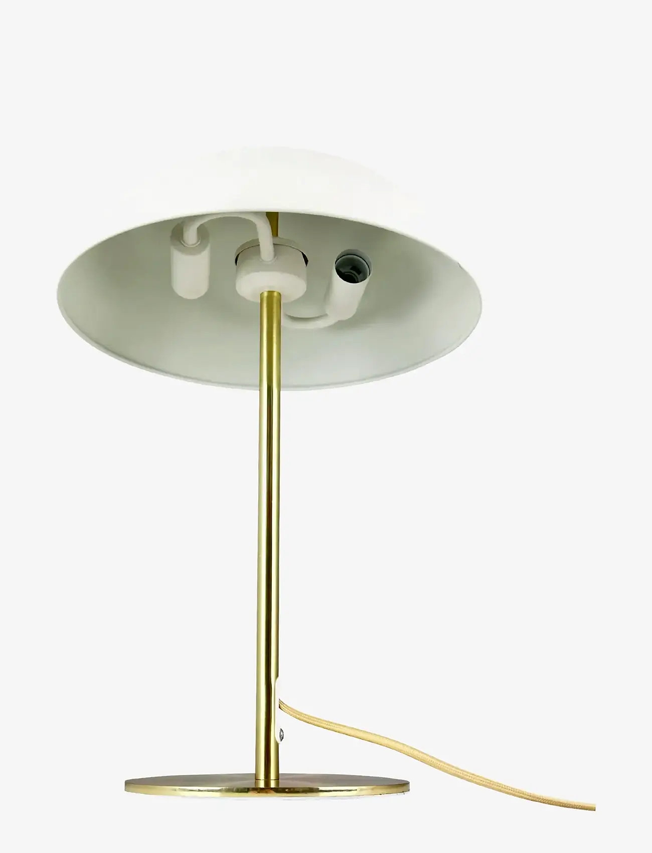 Dyberg Larsen - Globus Bordlampe Beige/ messing - laualambid - beige/ brass - 3