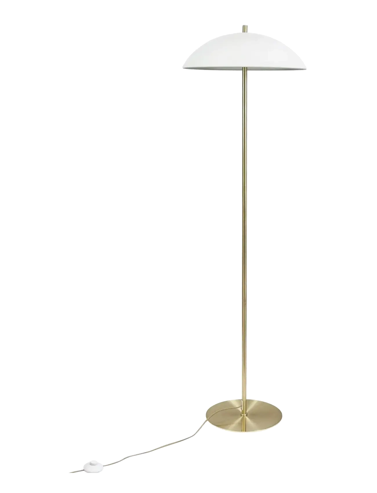 DYBERG LARSEN Globus Gulvlampe Beige/ Messing Beige - One Size - Unisex