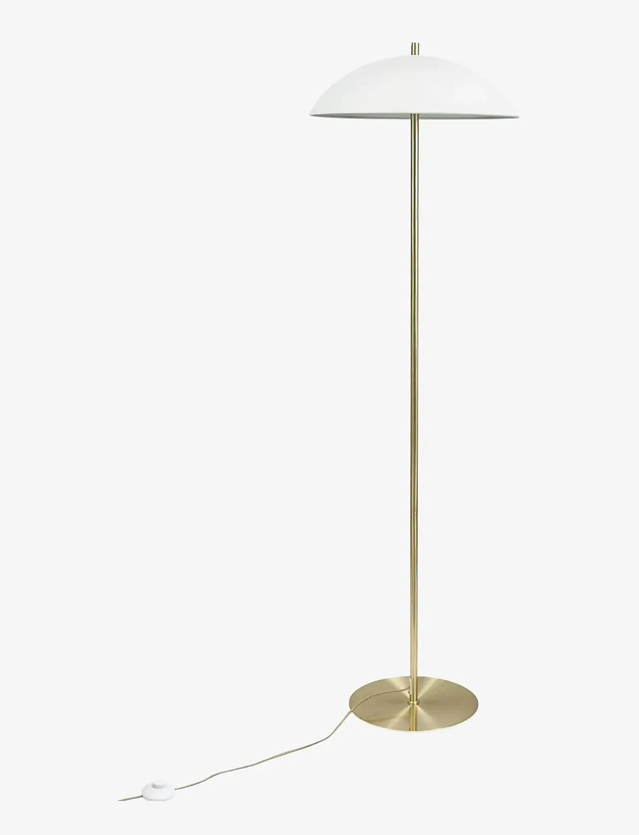Dyberg Larsen - Globus Gulvlampe Beige/ messing - stehlampen - beige/ brass - 0