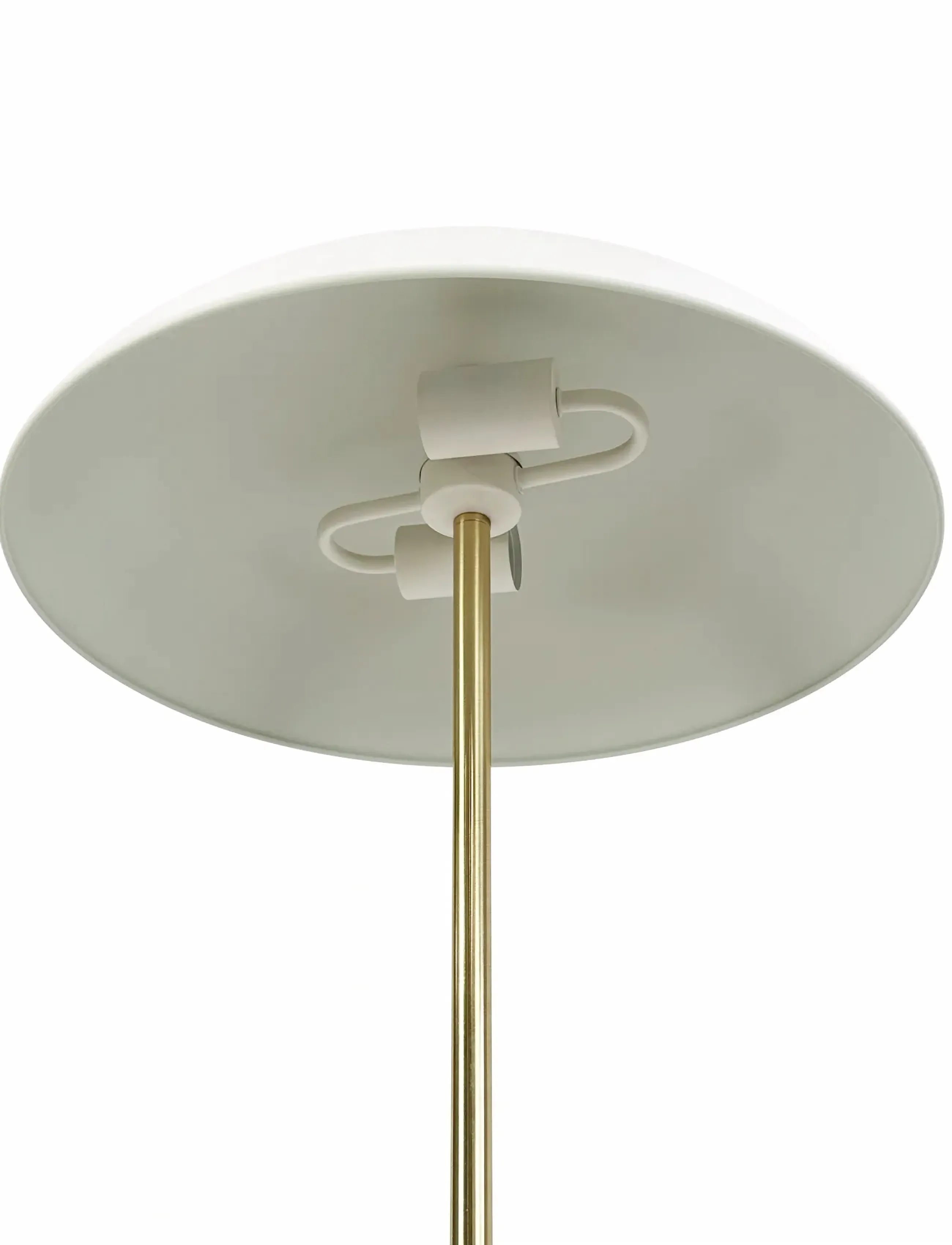 Dyberg Larsen - Globus Gulvlampe Beige/ messing - põrandalambid - beige/ brass - 3