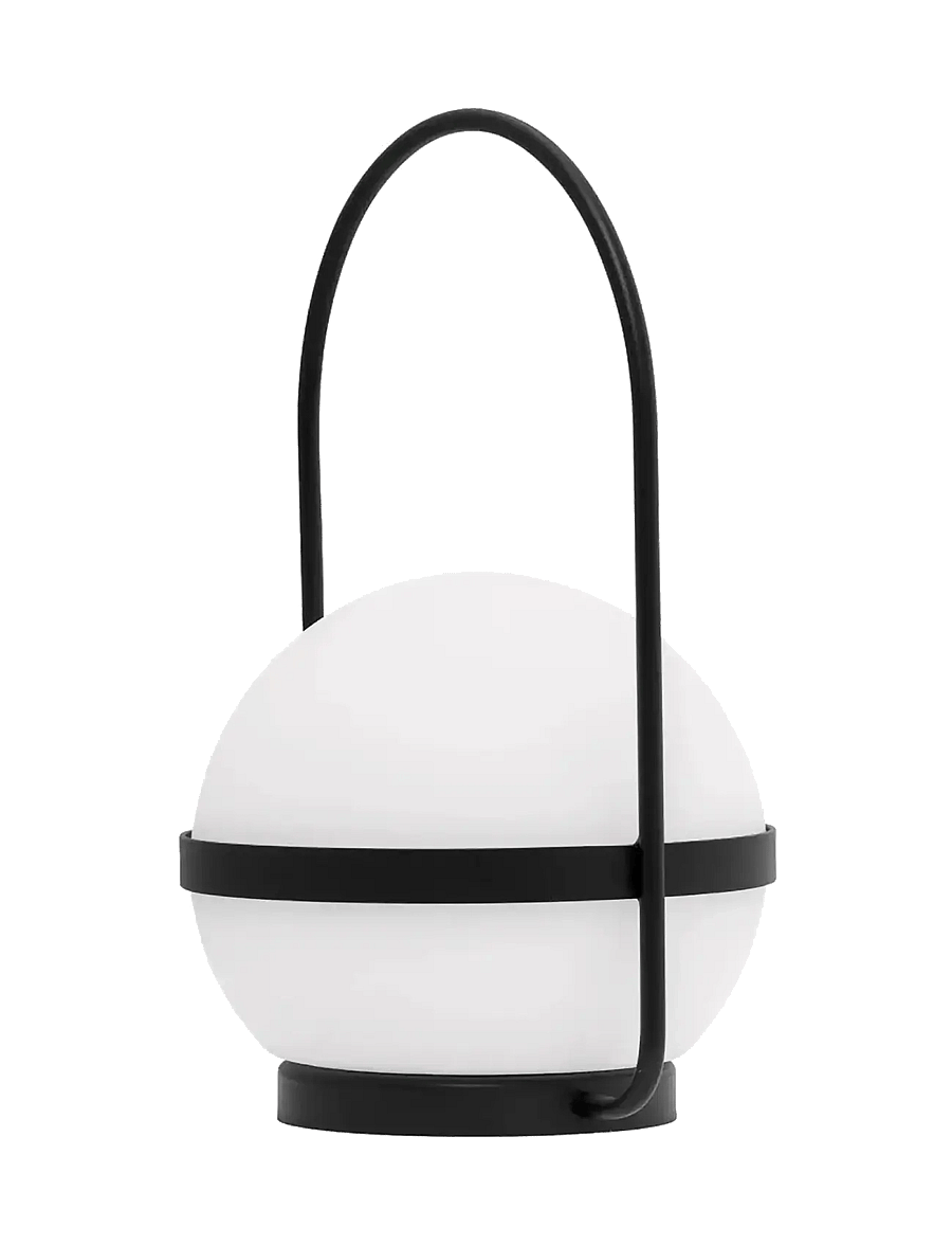 Dyberg Larsen - Summer 10 cm håndlampe out/indoor sort hank - 2 stk - kaasaskantavad lambid - white/ black - 3