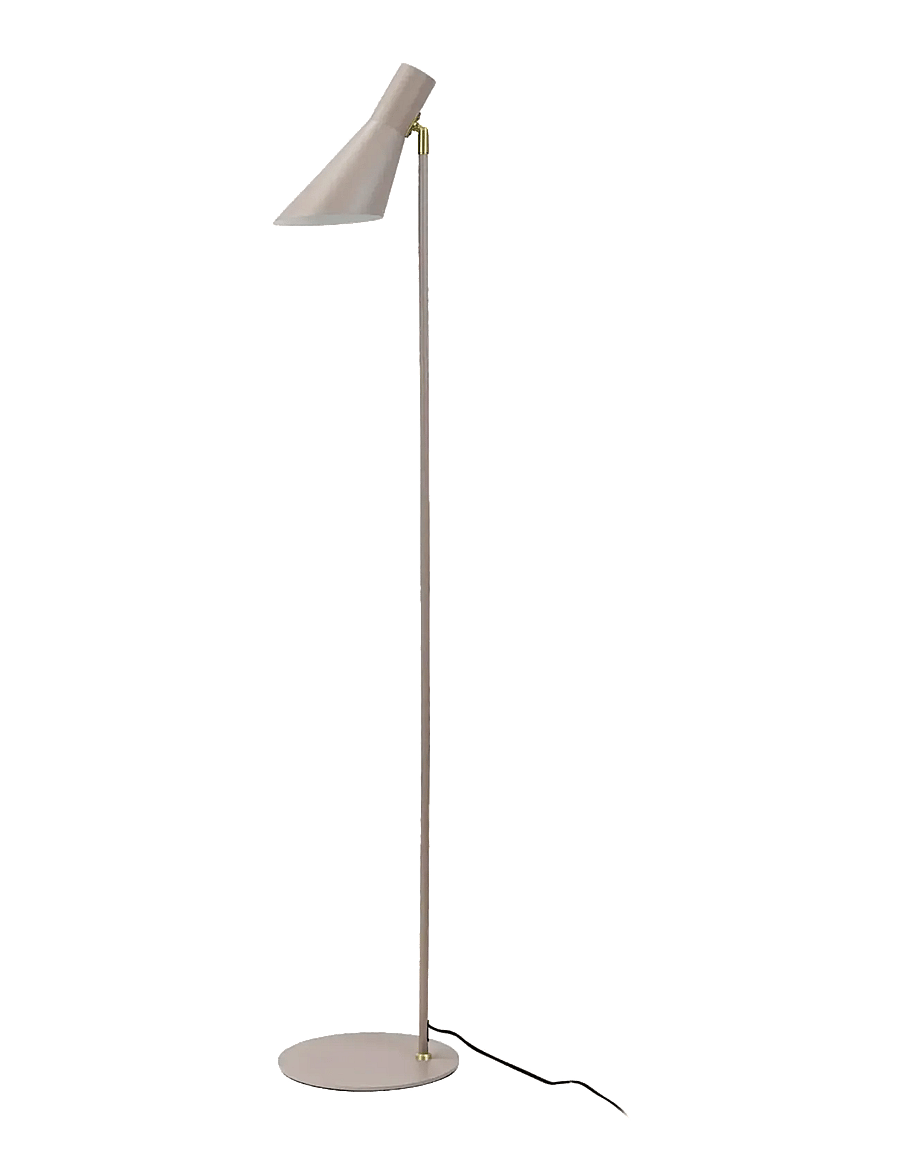 Dyberg Larsen - DL12 gulvlampe beige/messing - põrandalambid - beige/ brass - 1